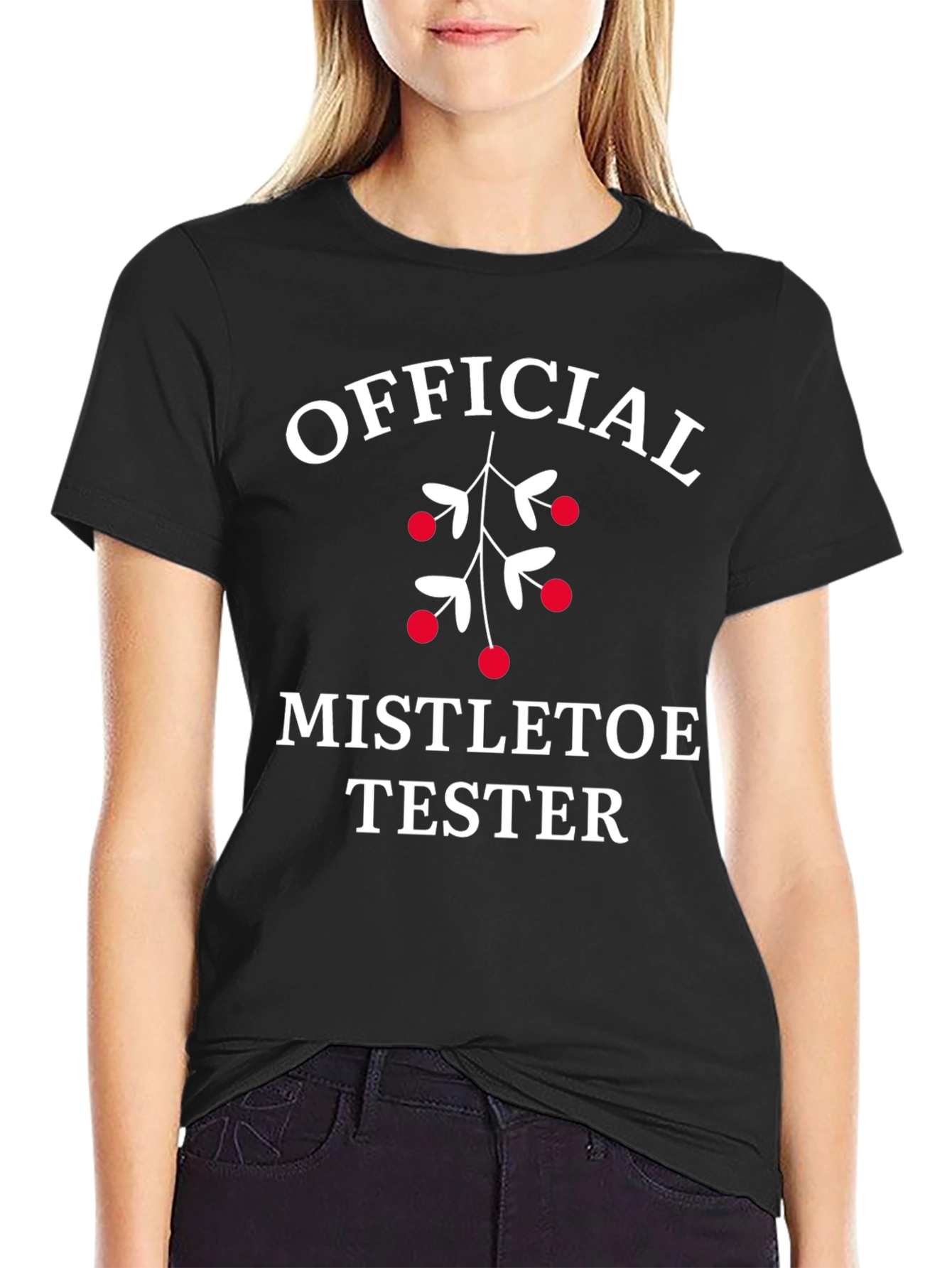 Official Mistletoe Tester T-Shirt - Holiday Fun