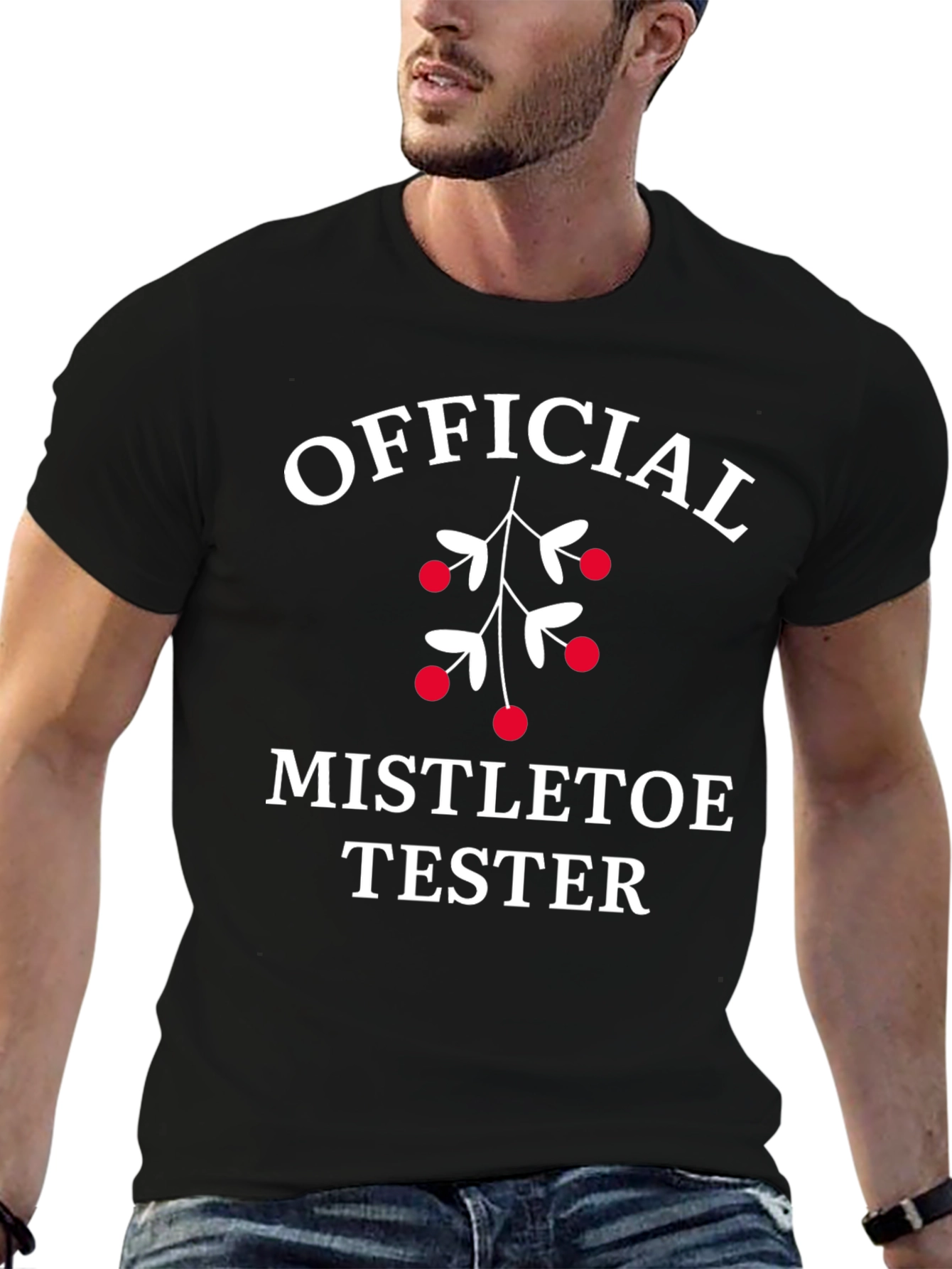 Official Mistletoe Tester T-Shirt - Holiday Fun