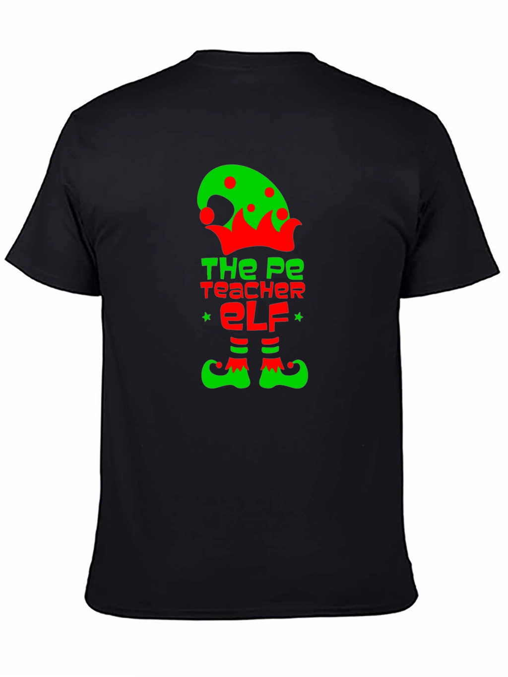 PE Teacher Elf Graphic Tee