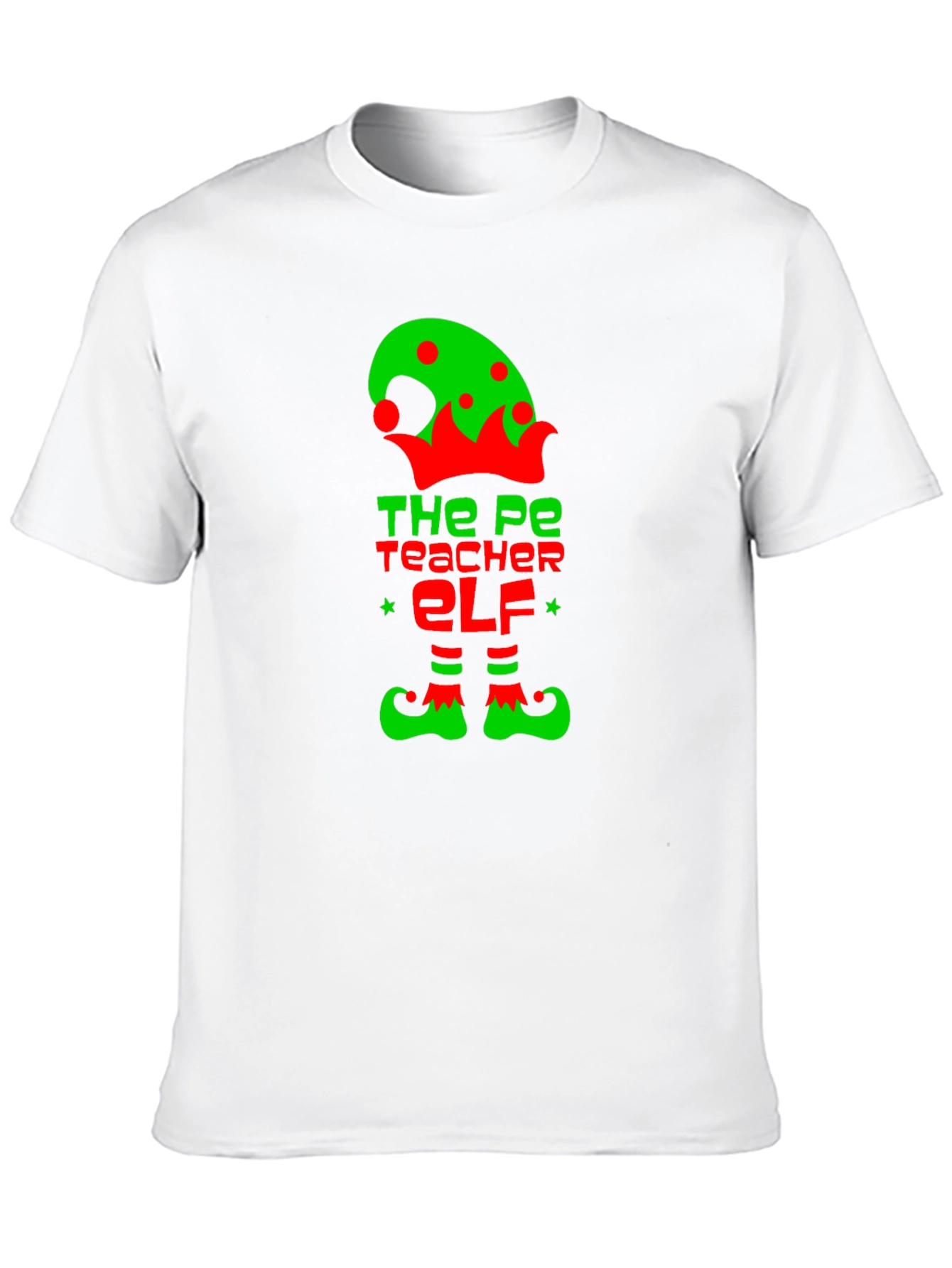 PE Teacher Elf Graphic Tee