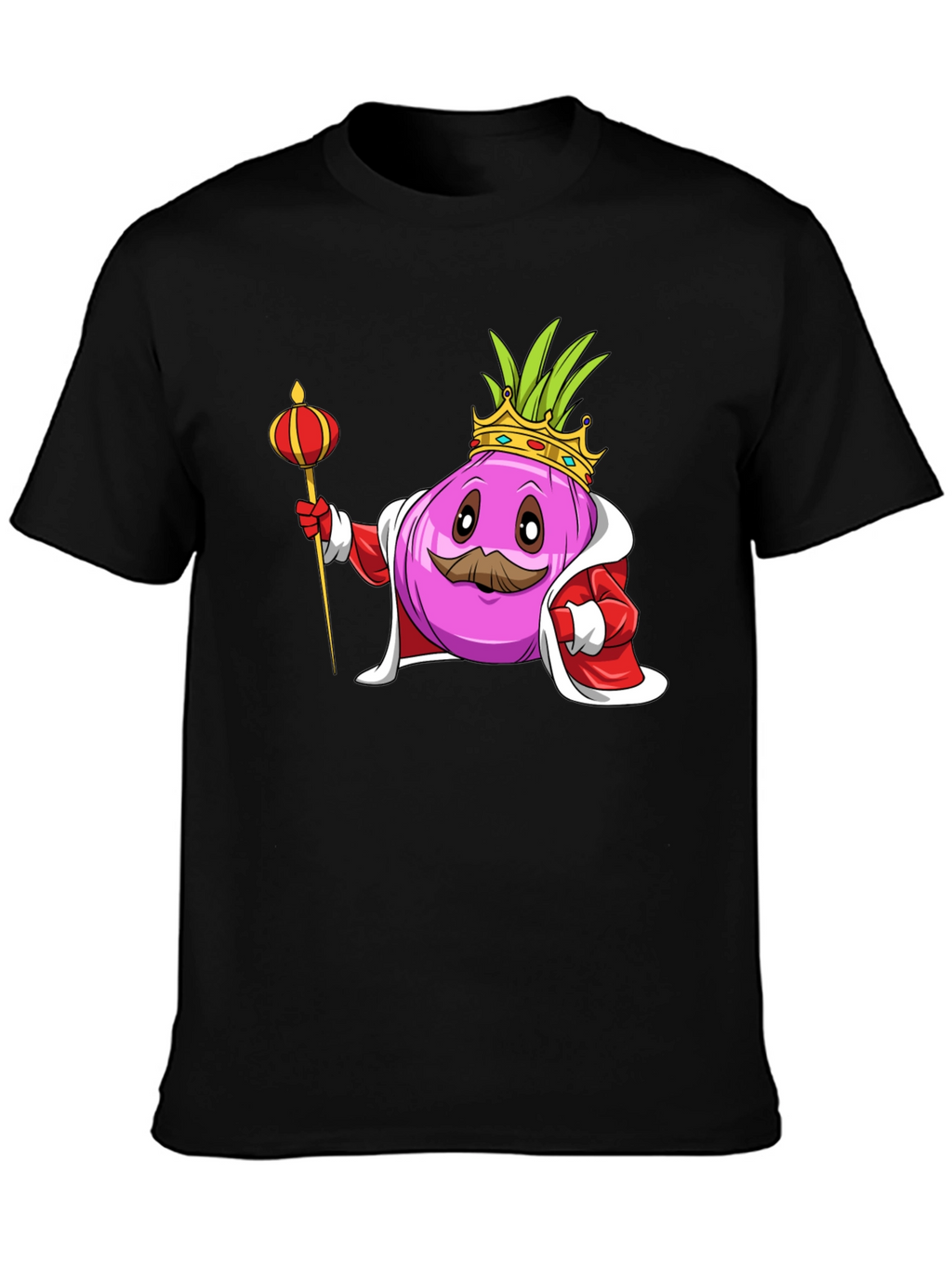 King Onion Graphic Tee - Novelty T-Shirt
