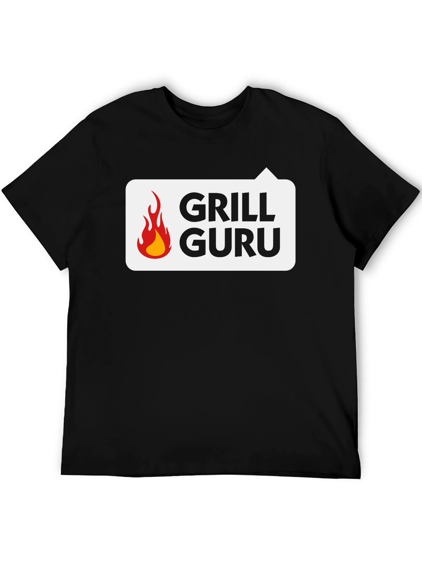 Grill Guru T-Shirt - Black Graphic Tee for BBQ Lovers