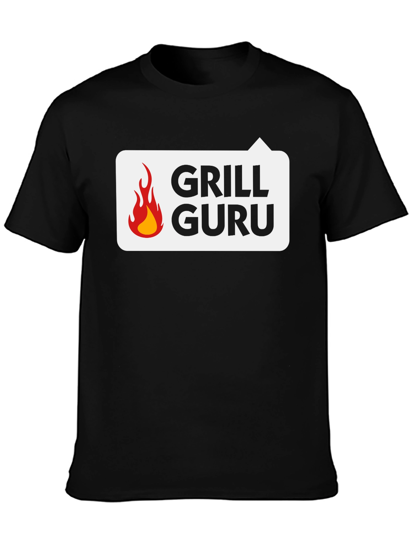 Grill Guru T-Shirt - Black Graphic Tee for BBQ Lovers