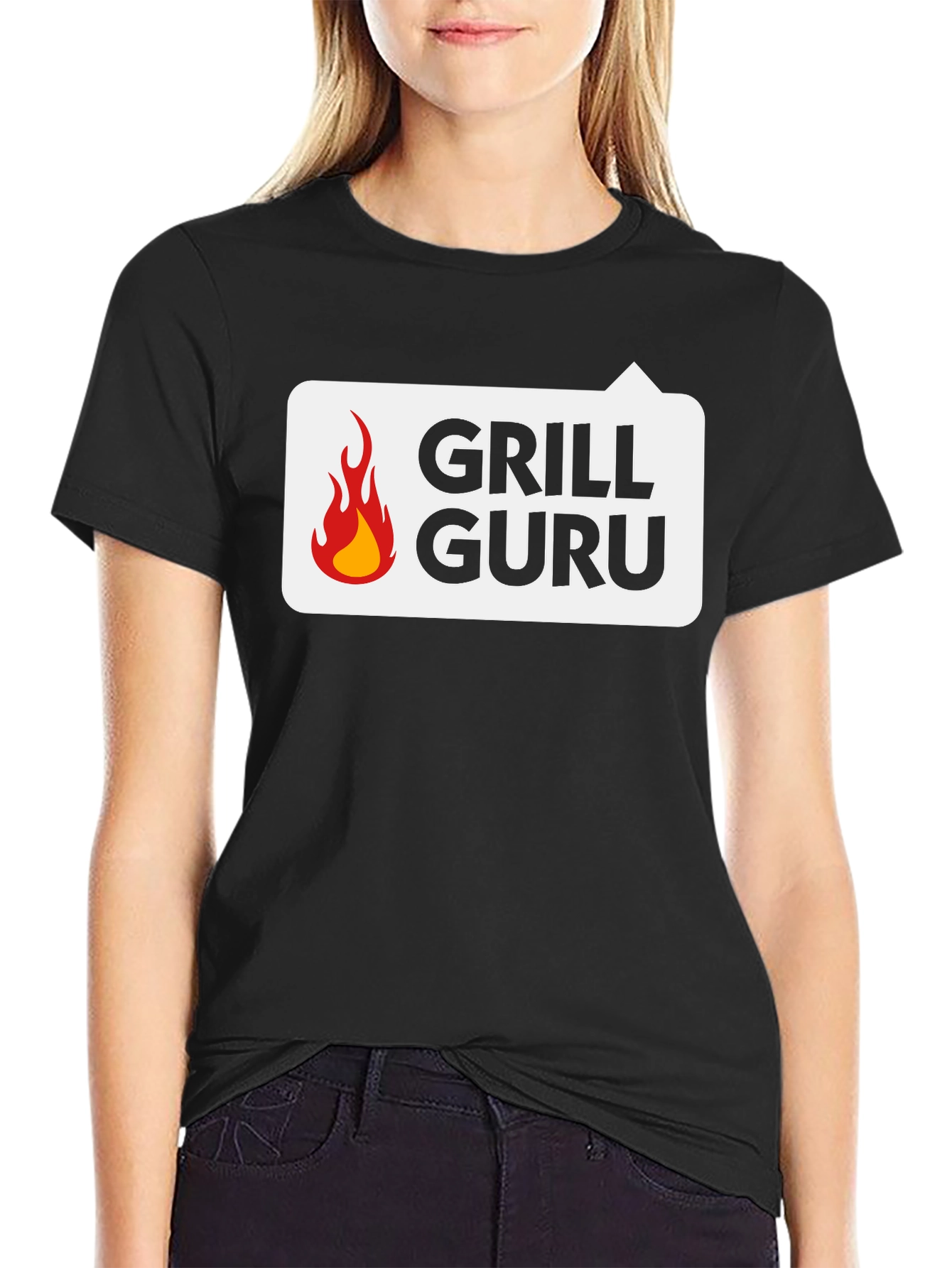 Grill Guru T-Shirt - Black Graphic Tee for BBQ Lovers