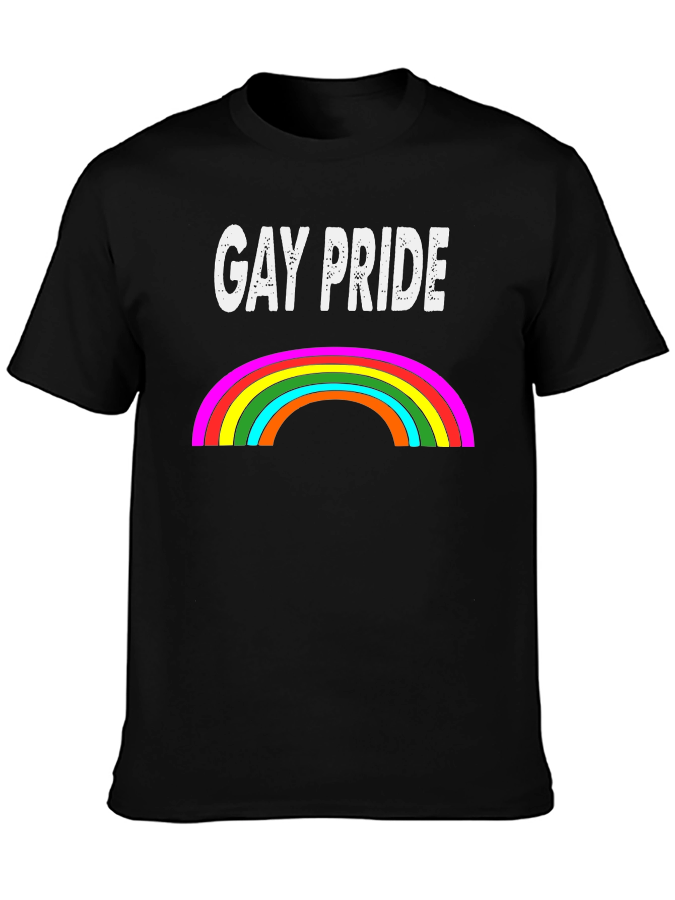 Gay Pride Rainbow Graphic Tee - Celebrate Love