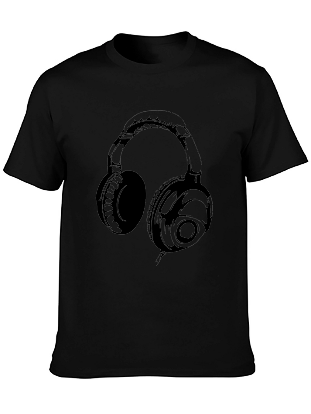 Headphones Graphic T-Shirt - Music Lovers Tee