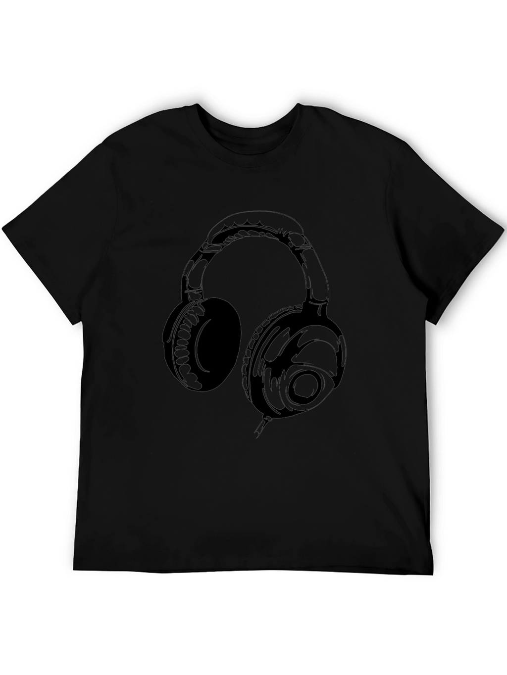 Headphones Graphic T-Shirt - Music Lovers Tee
