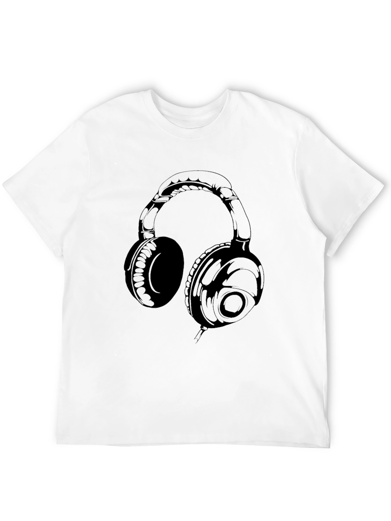 Headphones Graphic T-Shirt - Music Lovers Tee