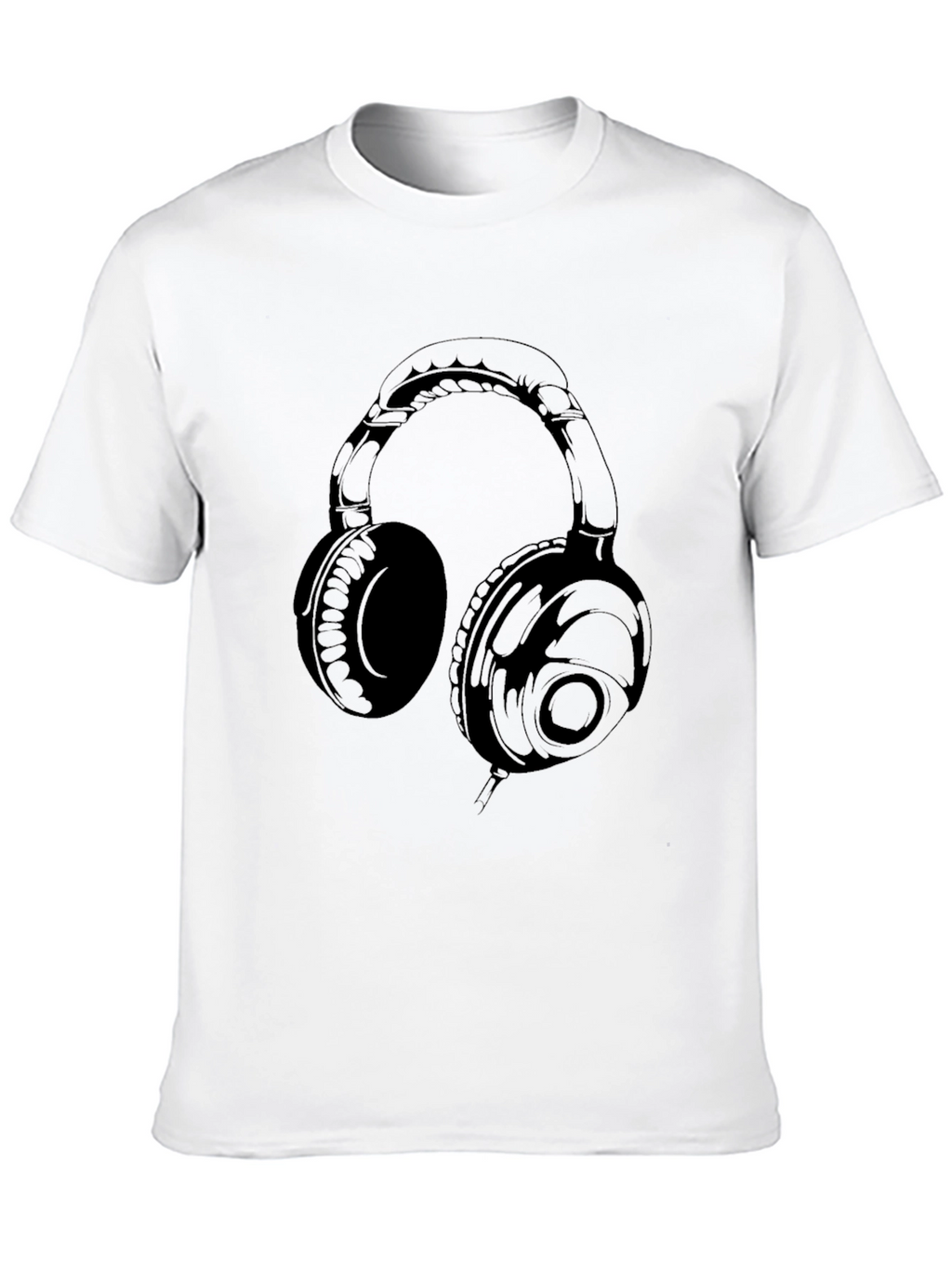 Headphones Graphic T-Shirt - Music Lovers Tee