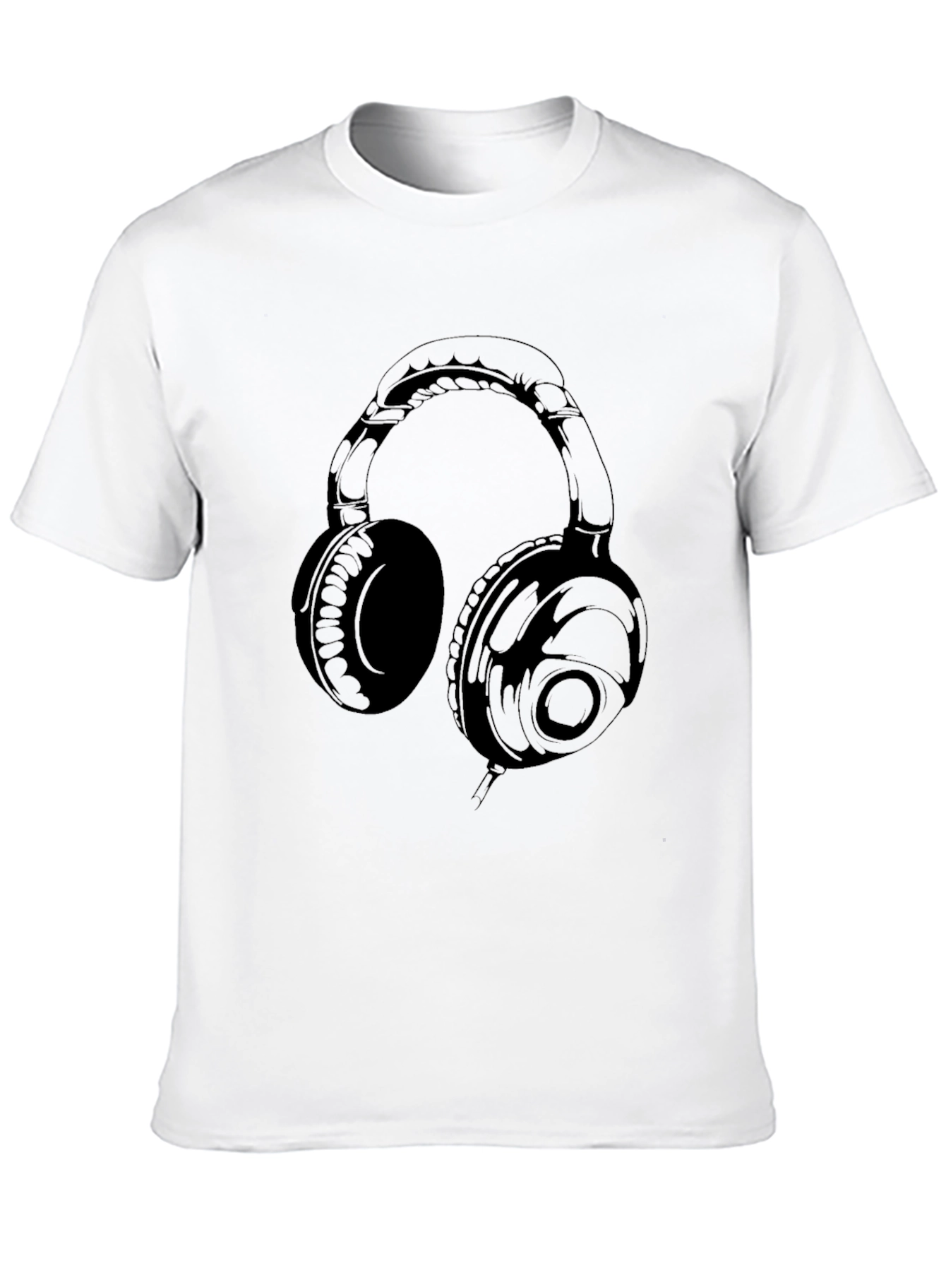 Headphones Graphic T-Shirt - Music Lovers Tee