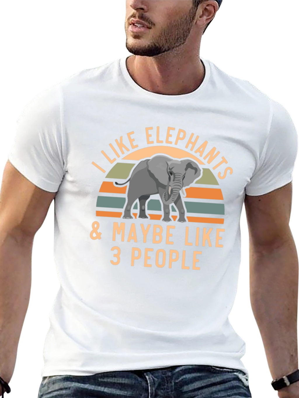 I Like Elephants Graphic Tee