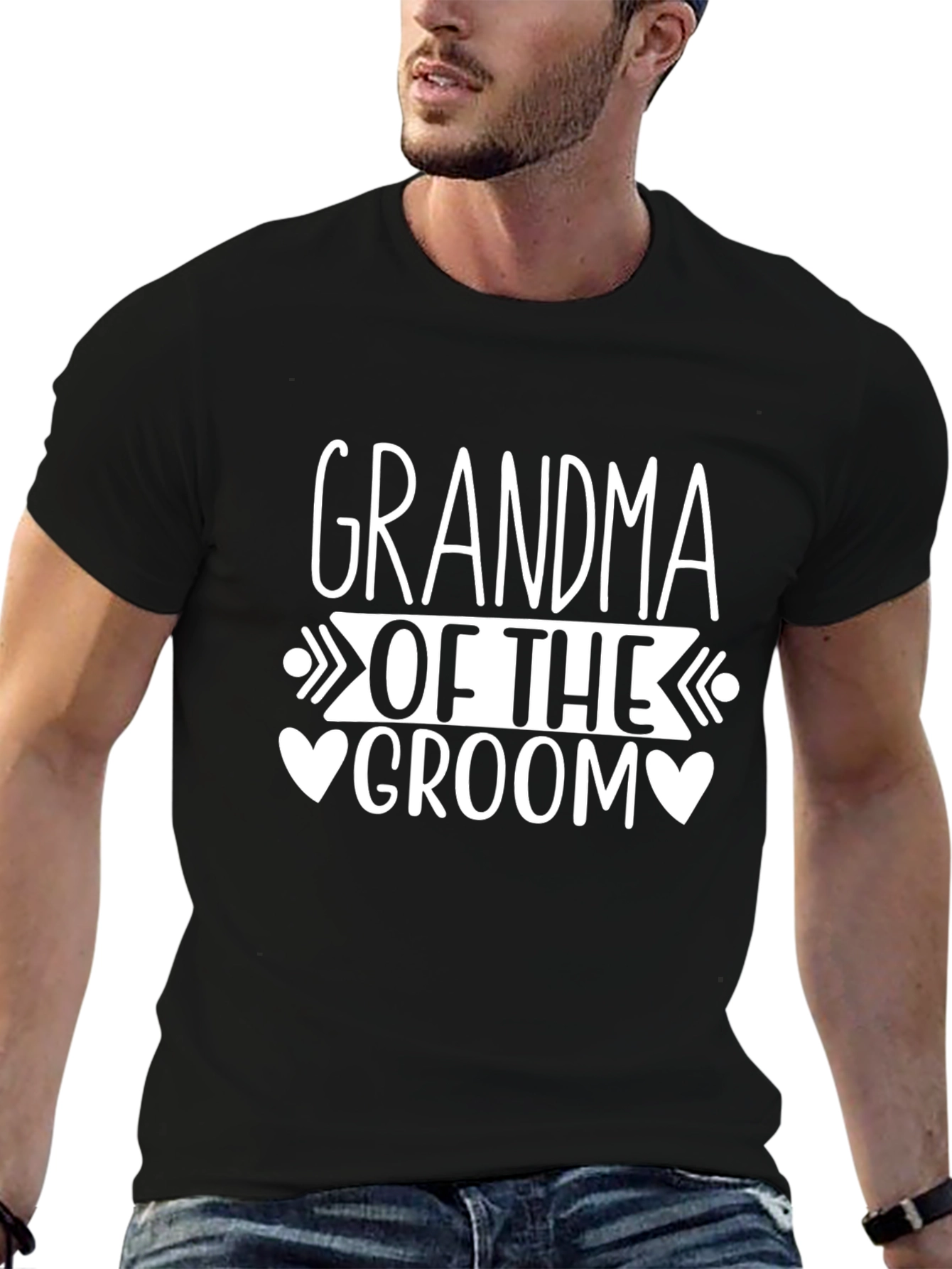 Grandma of the Groom T-Shirt Wedding Tee