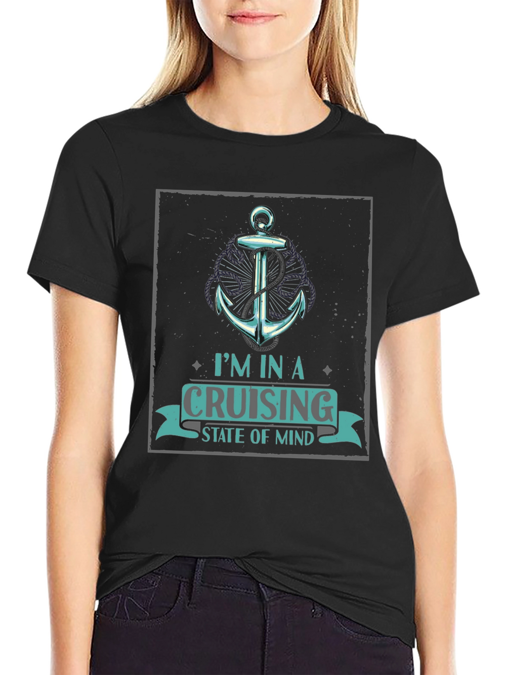 Cruising State of Mind Graphic Tee - Black