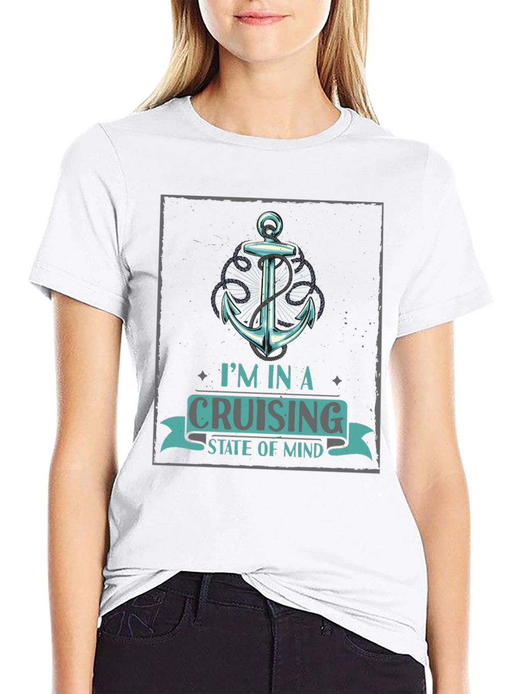 Cruising State of Mind Graphic Tee - Black