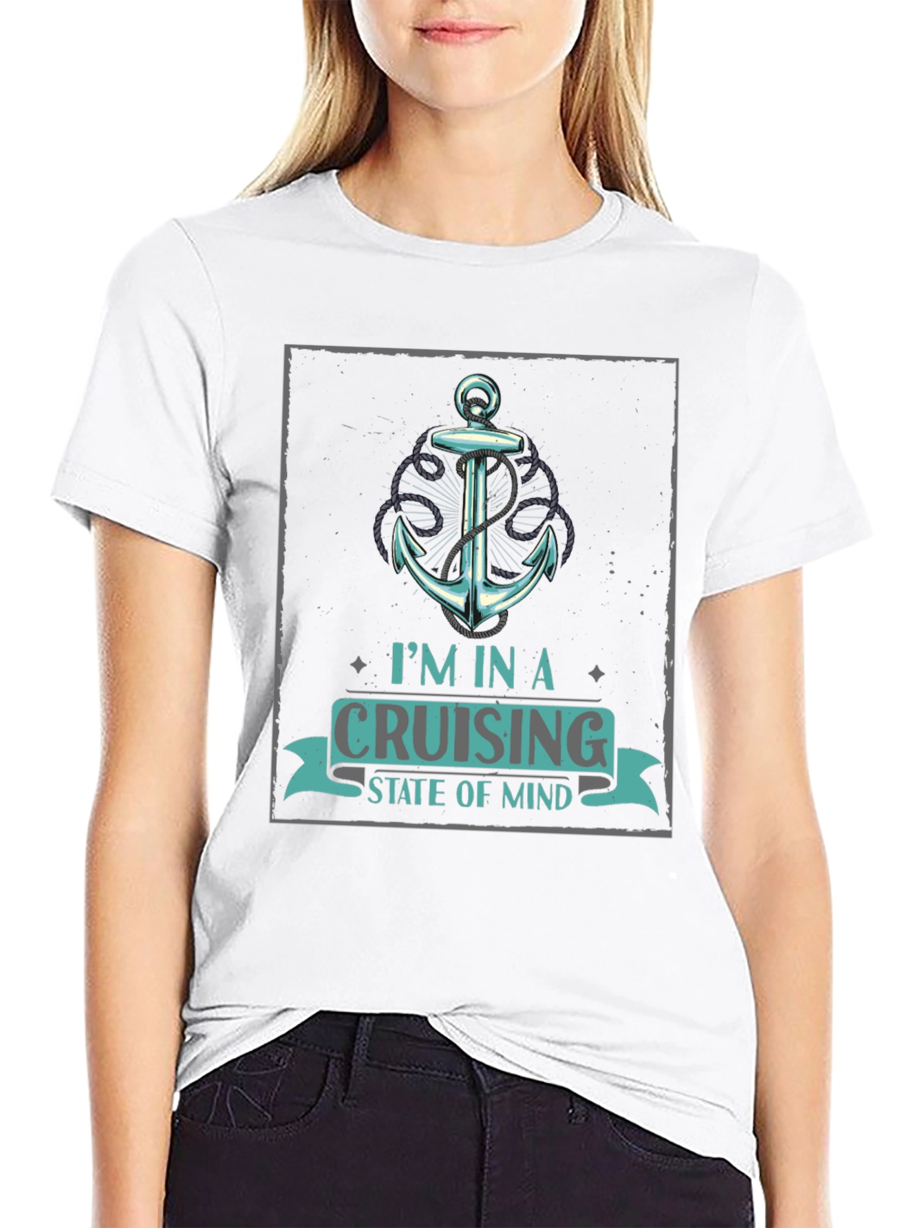Cruising State of Mind Graphic Tee - Black