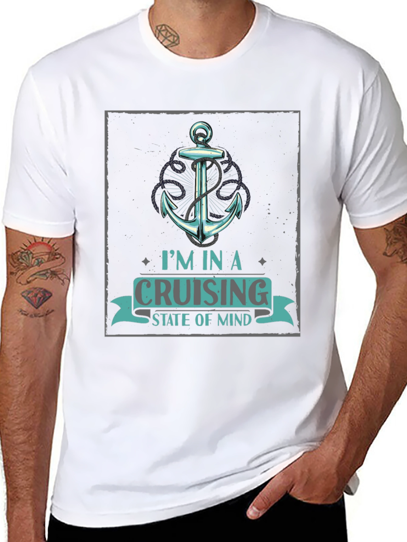 Cruising State of Mind Graphic Tee - Black