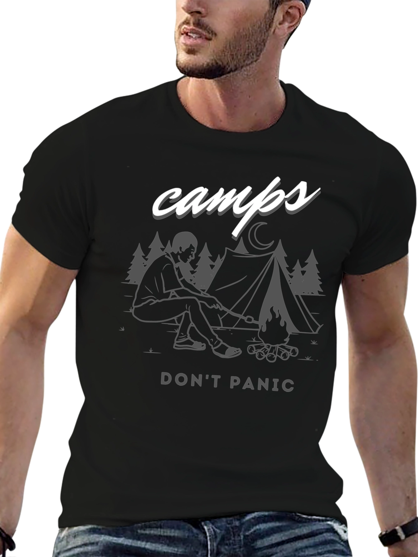 Camps Dont Panic Graphic T-Shirt