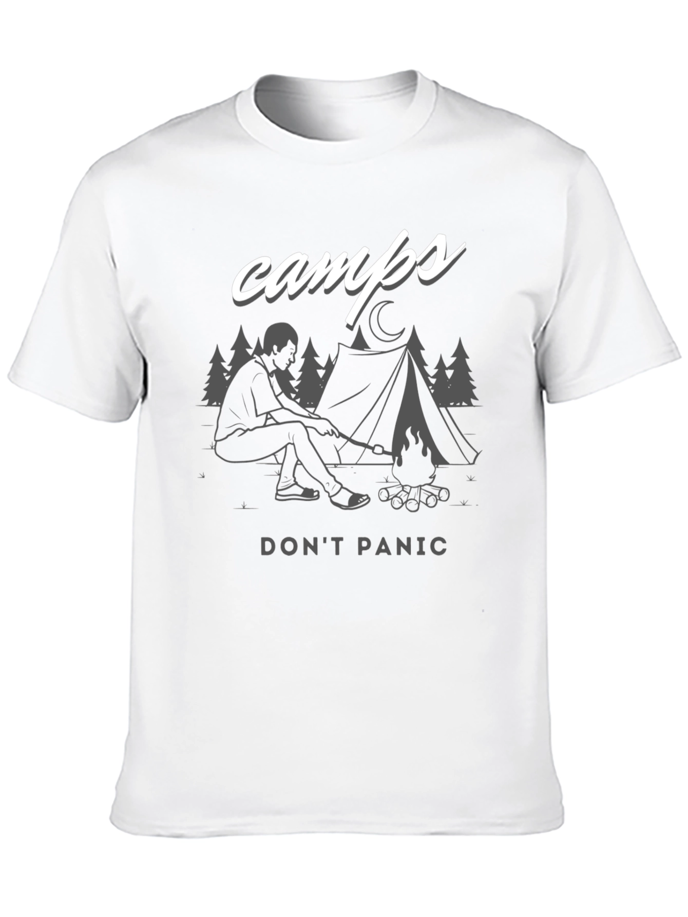 Camps Dont Panic Graphic T-Shirt