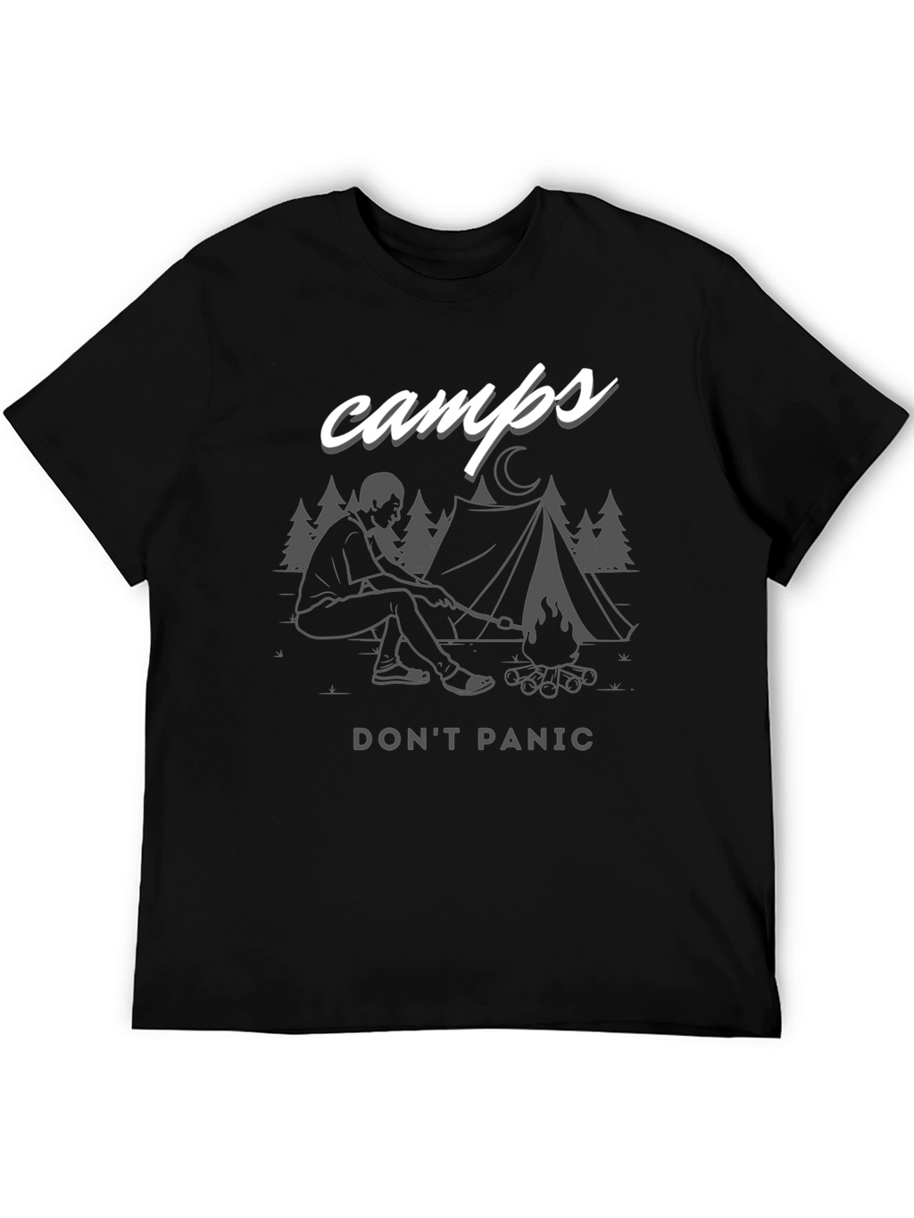 Camps Dont Panic Graphic T-Shirt