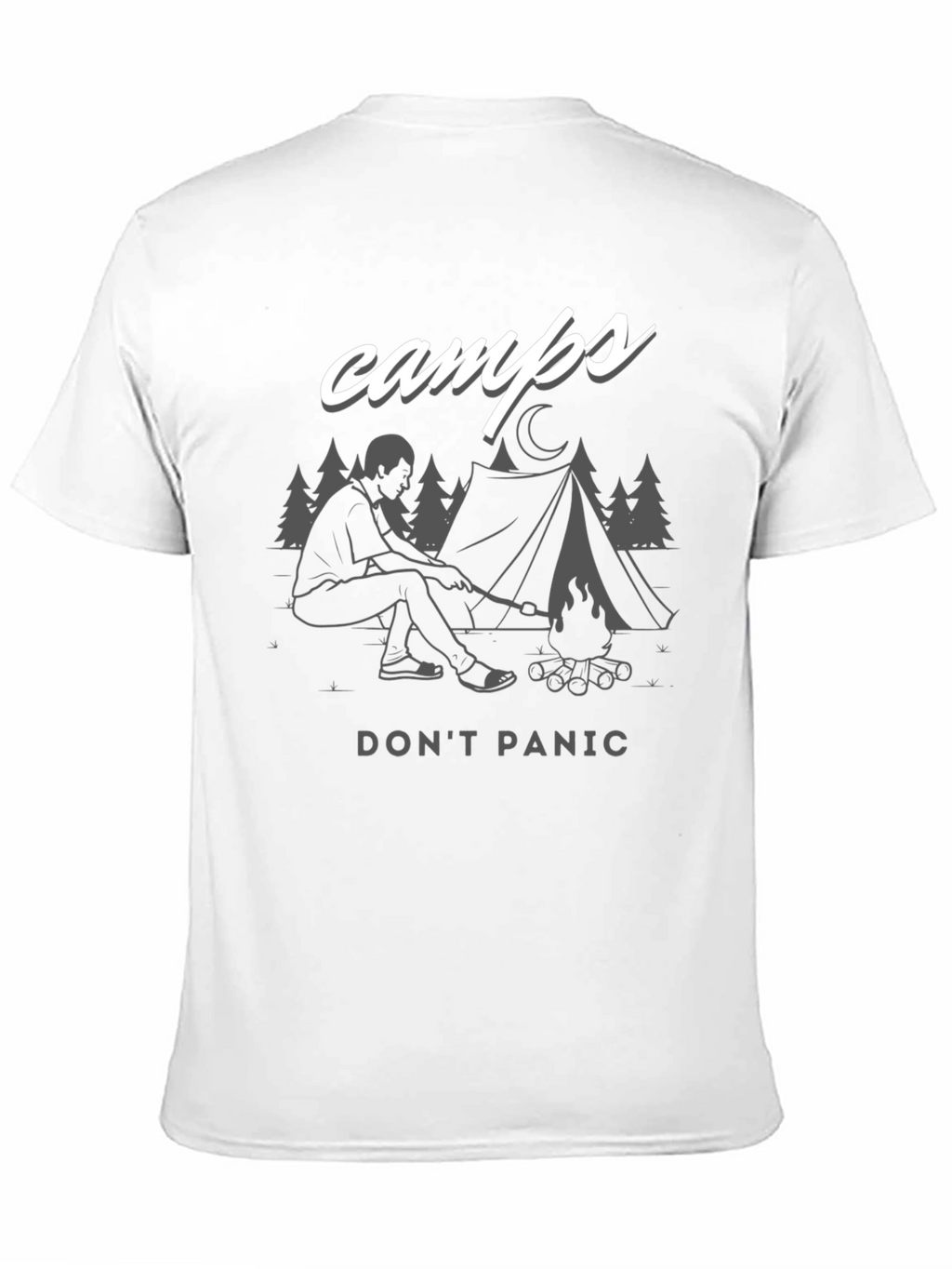 Camps Dont Panic Graphic T-Shirt