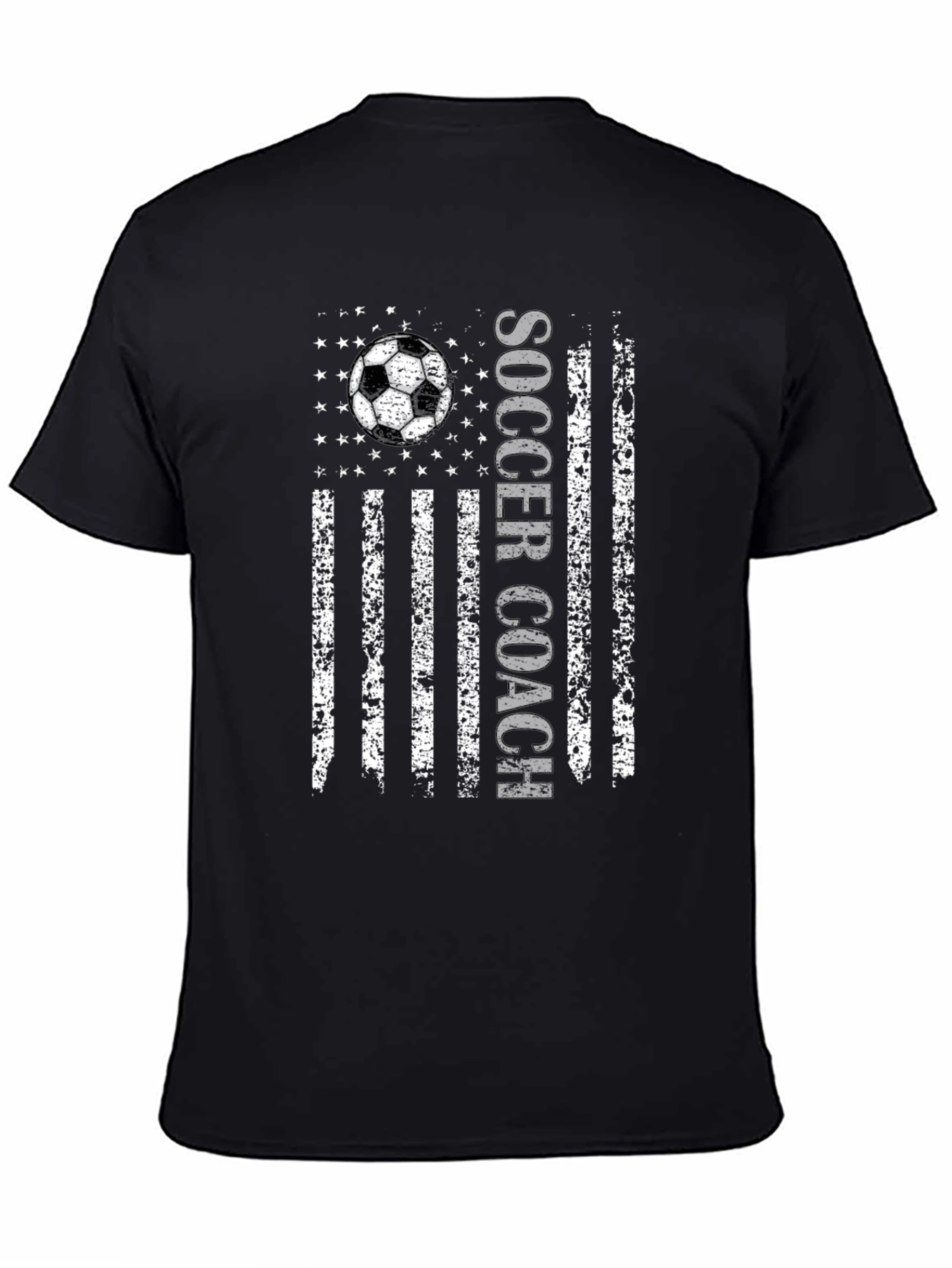 Soccer Coach Flag Graphic Tee