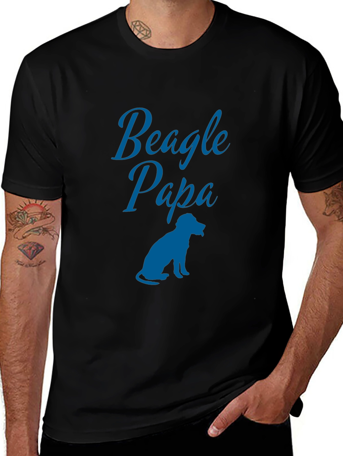 Beagle Papa T-Shirt: Dog Lover Tee