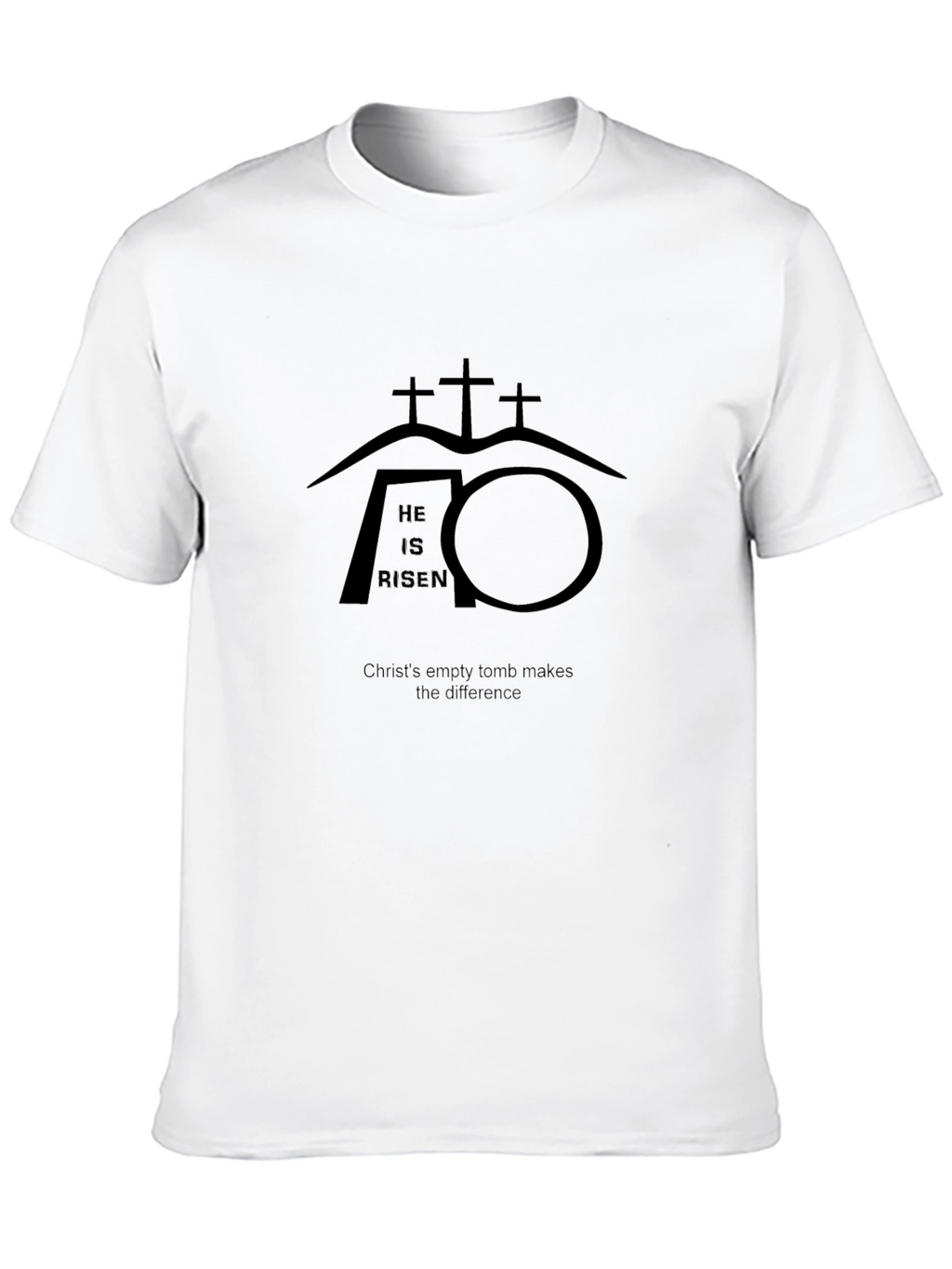 He Is Risen Christian Graphic T-Shirt