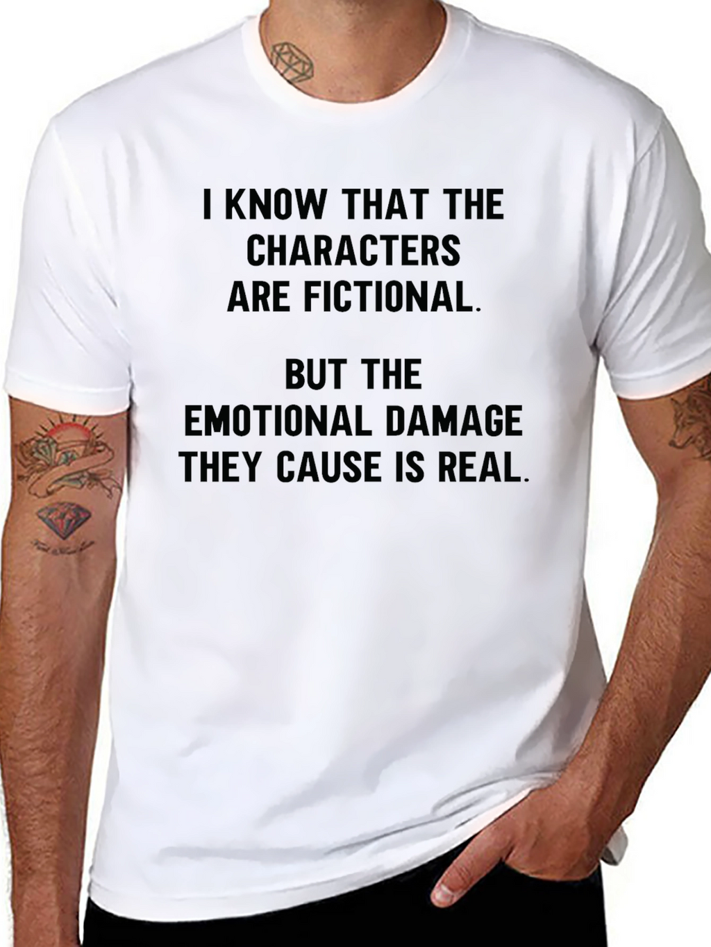 Fictional Characters Emotional Damage T-Shirt