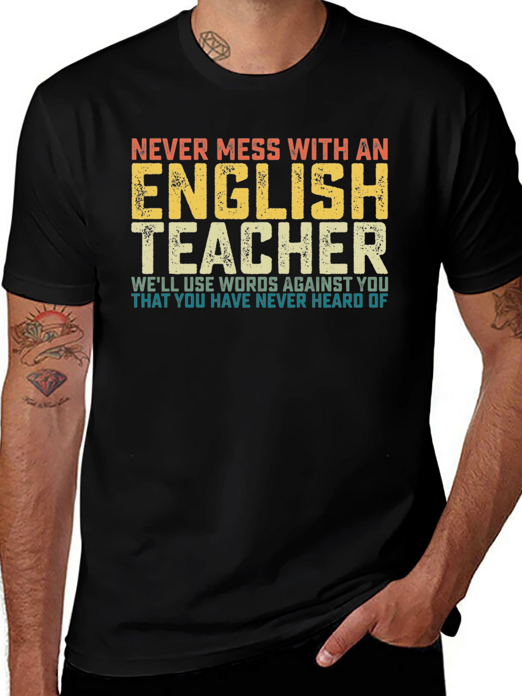English Teacher Funny Graphic T-Shirt