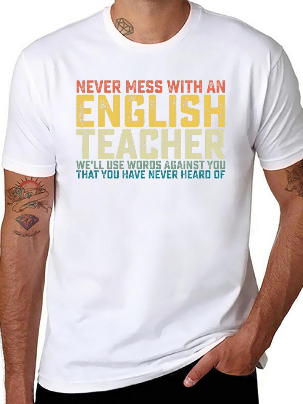 English Teacher Funny Graphic T-Shirt