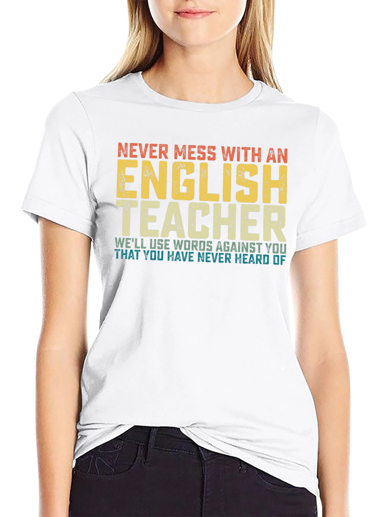 English Teacher Funny Graphic T-Shirt