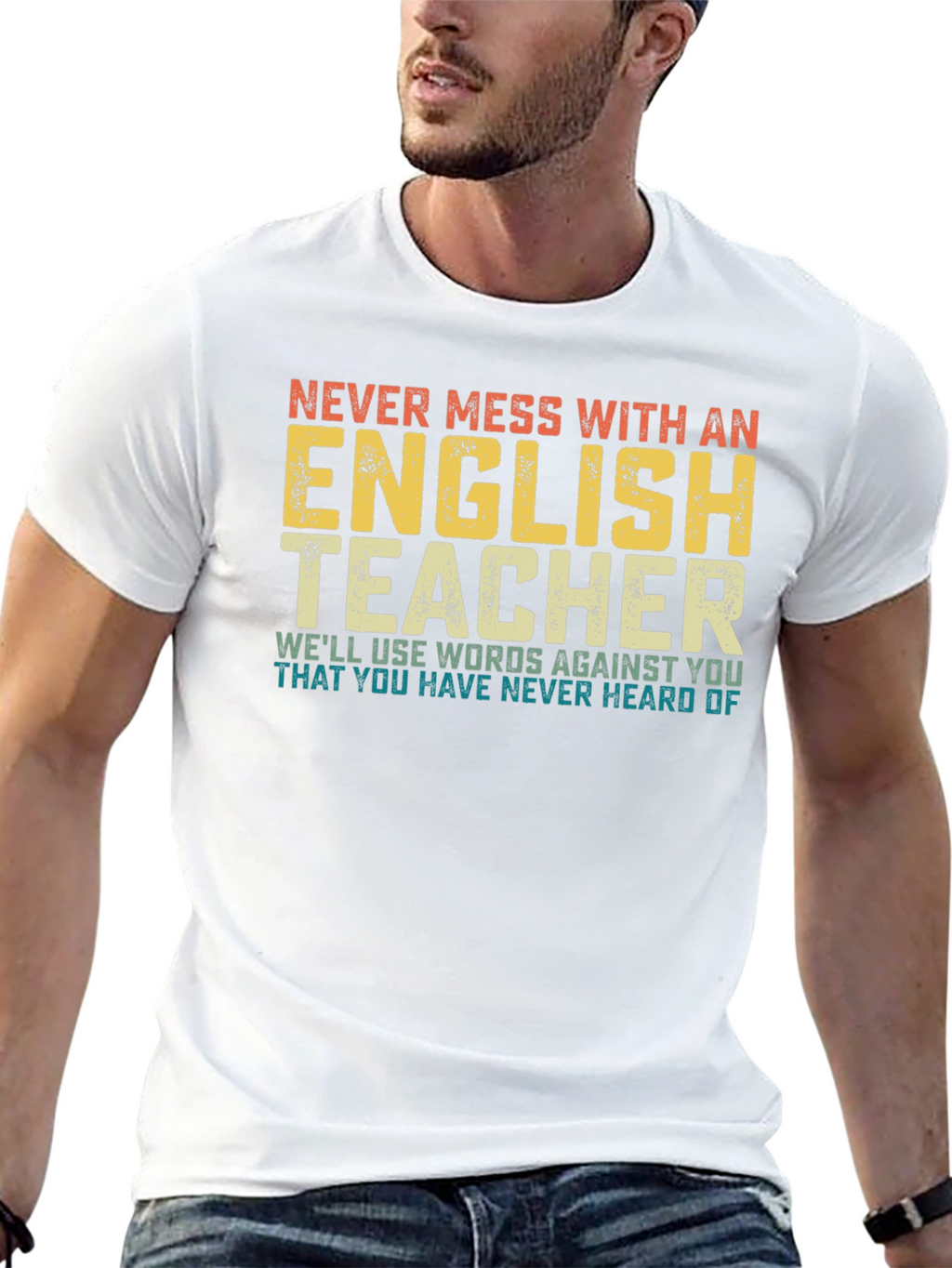 English Teacher Funny Graphic T-Shirt