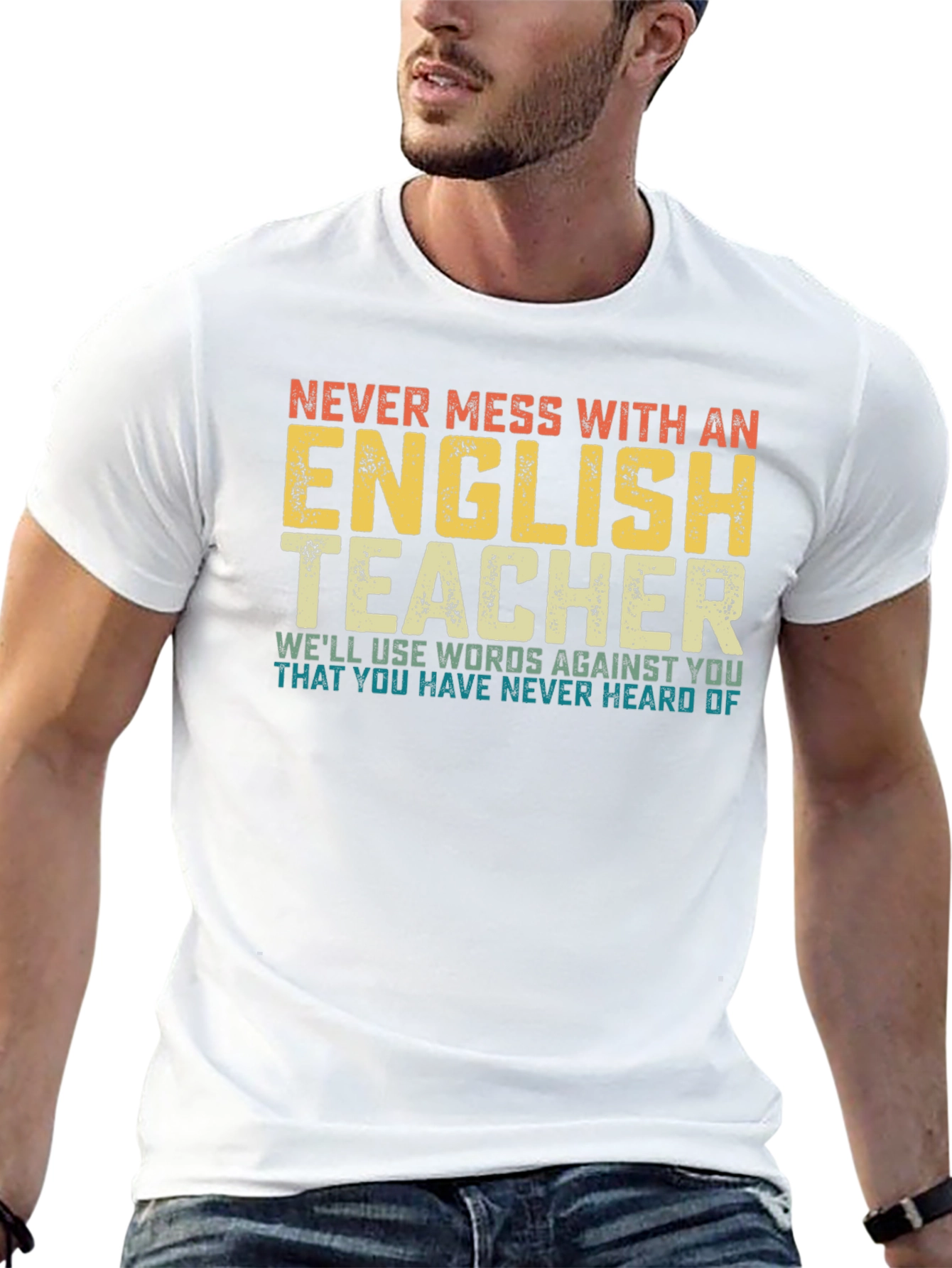 English Teacher Funny Graphic T-Shirt
