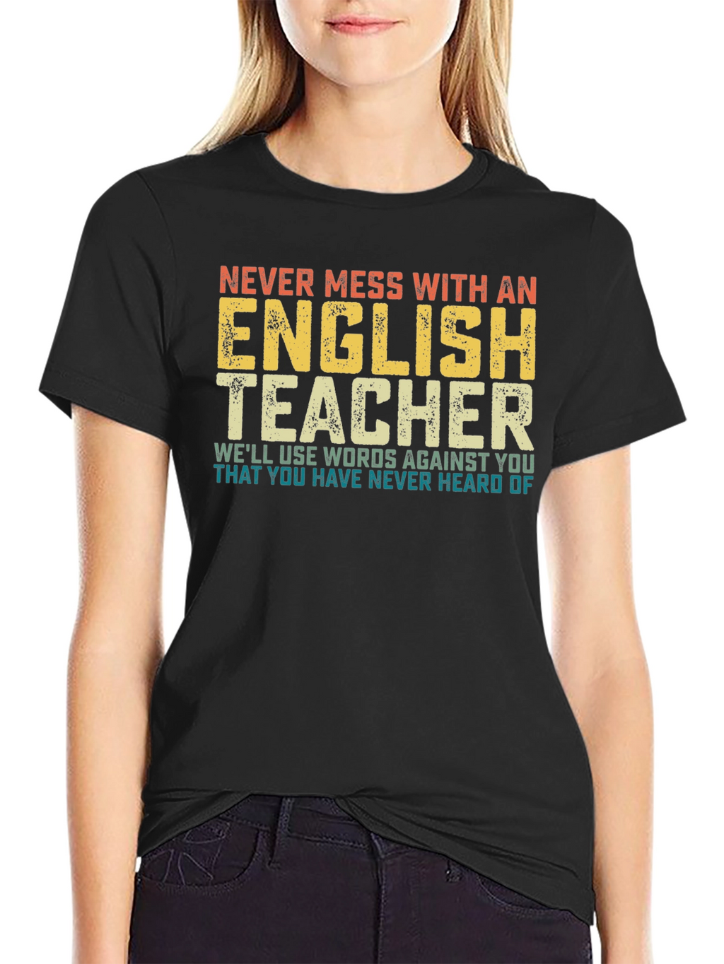 English Teacher Funny Graphic T-Shirt