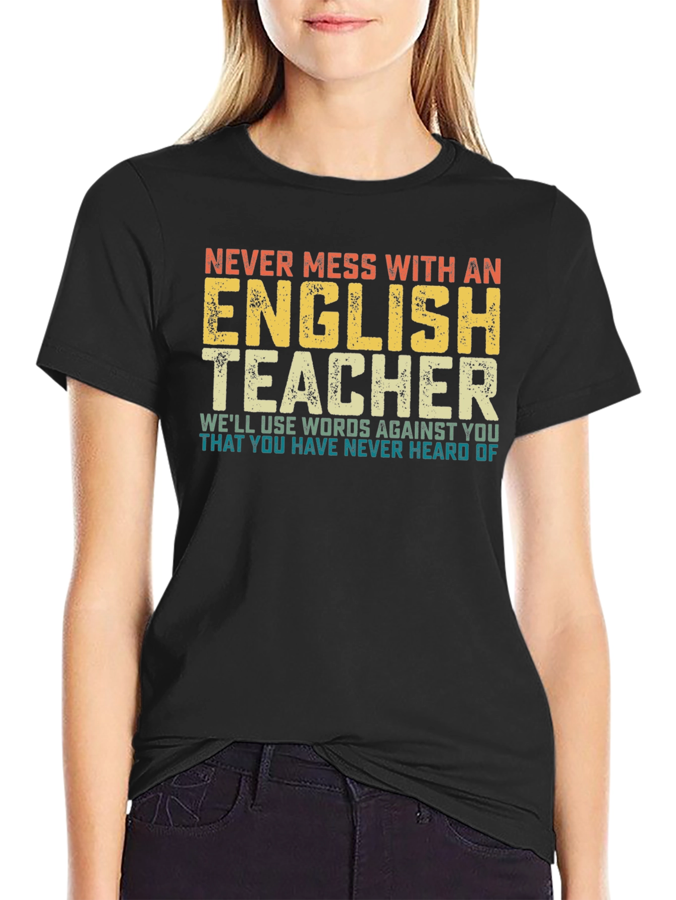English Teacher Funny Graphic T-Shirt