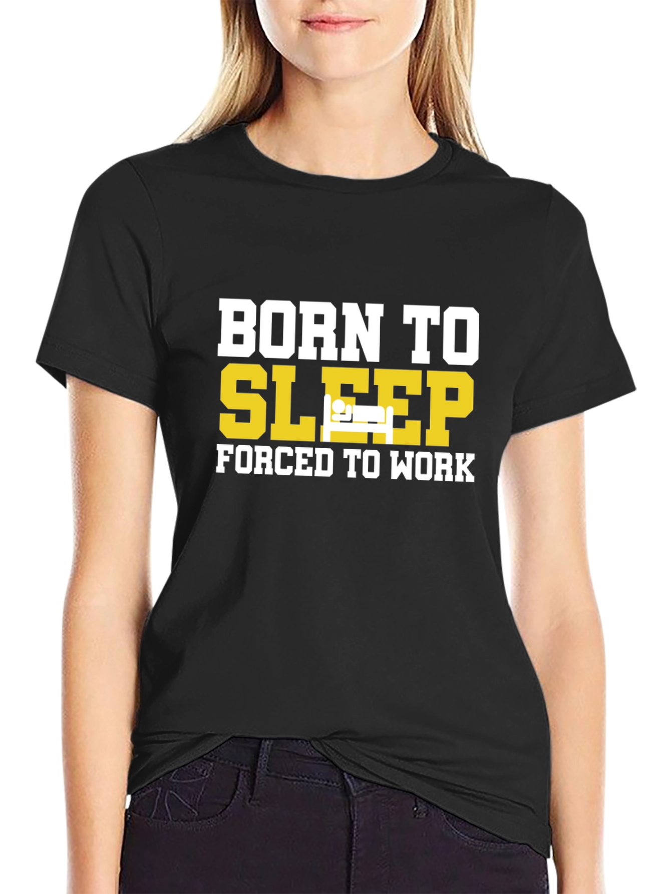 Born To Sleep T-Shirt - Humorous Graphic Tee