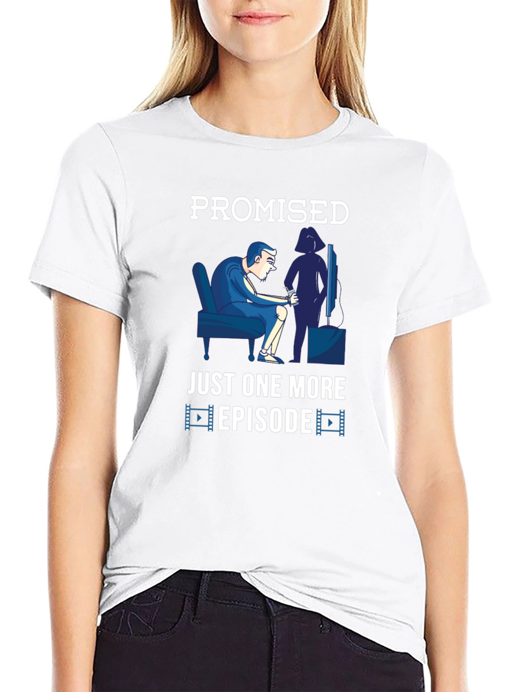 Promised Just One More Episode Graphic T-Shirt