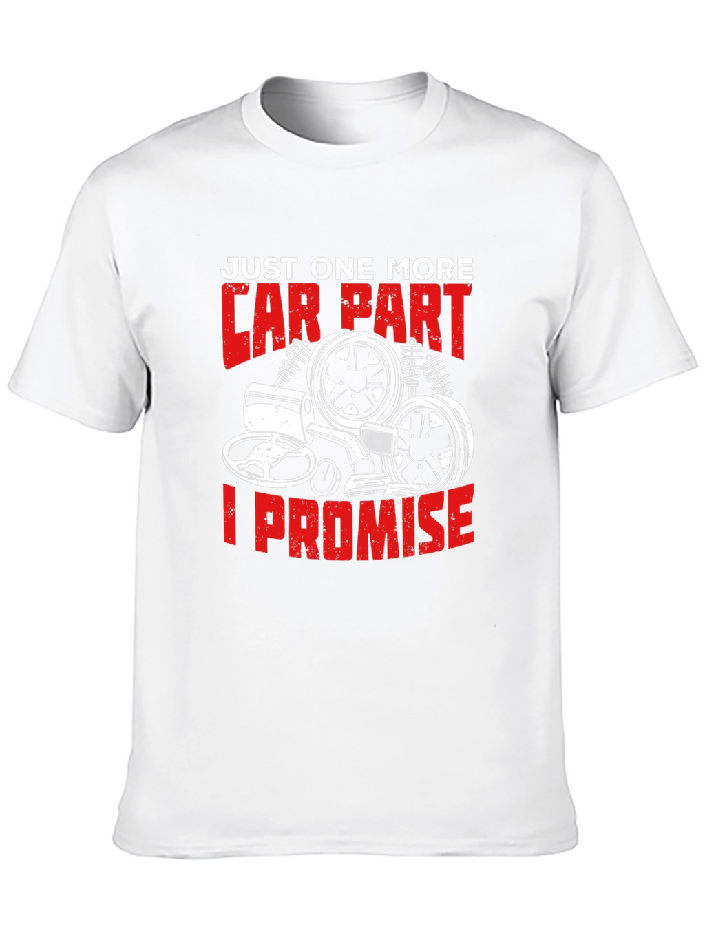 Car Part Promise Graphic Tee - Black