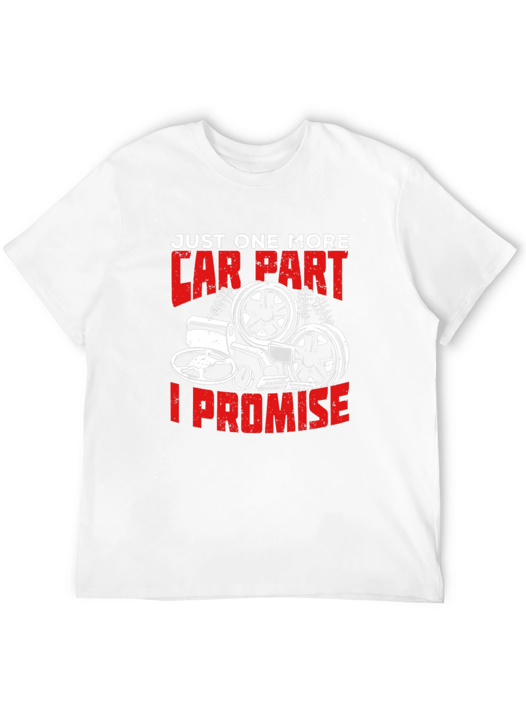 Car Part Promise Graphic Tee - Black