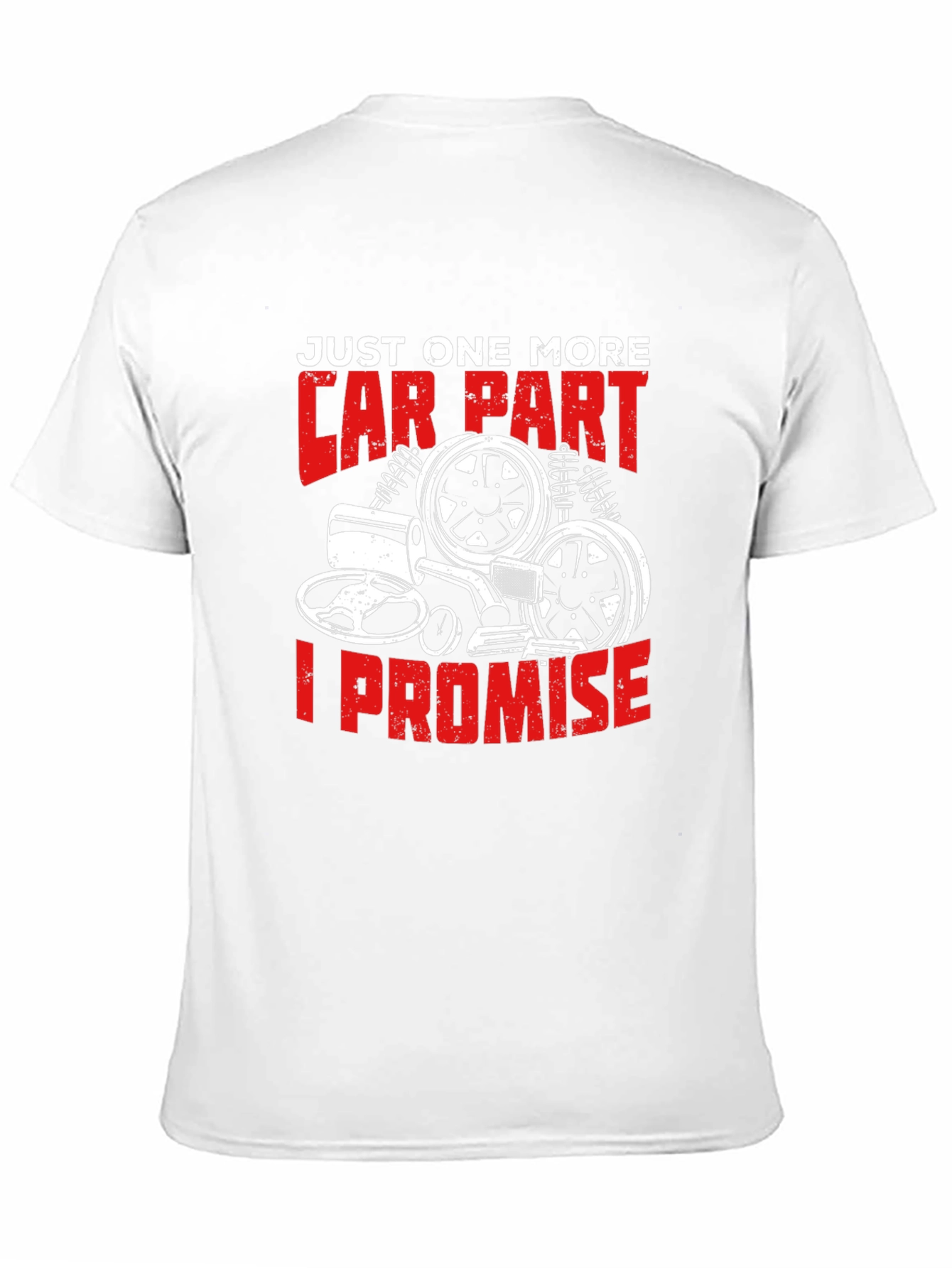 Car Part Promise Graphic Tee - Black