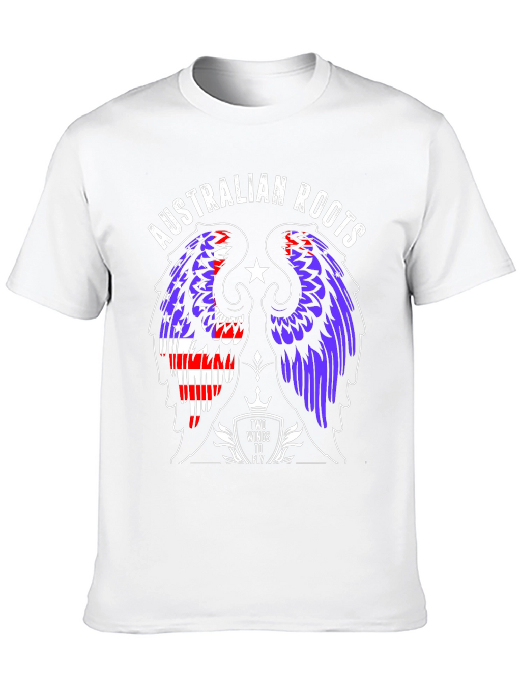 Australian Roots Wings Graphic Tee - Black