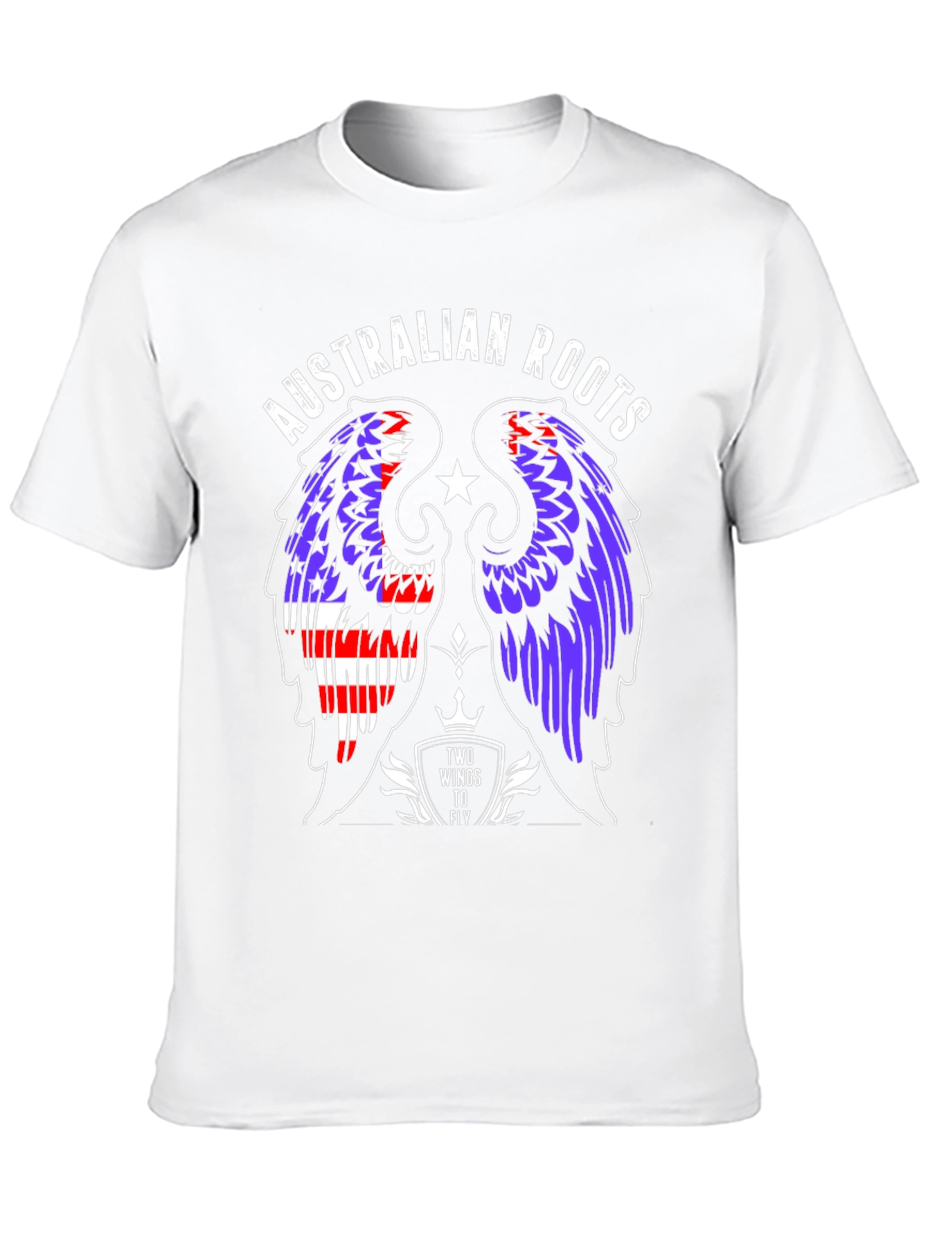 Australian Roots Wings Graphic Tee - Black