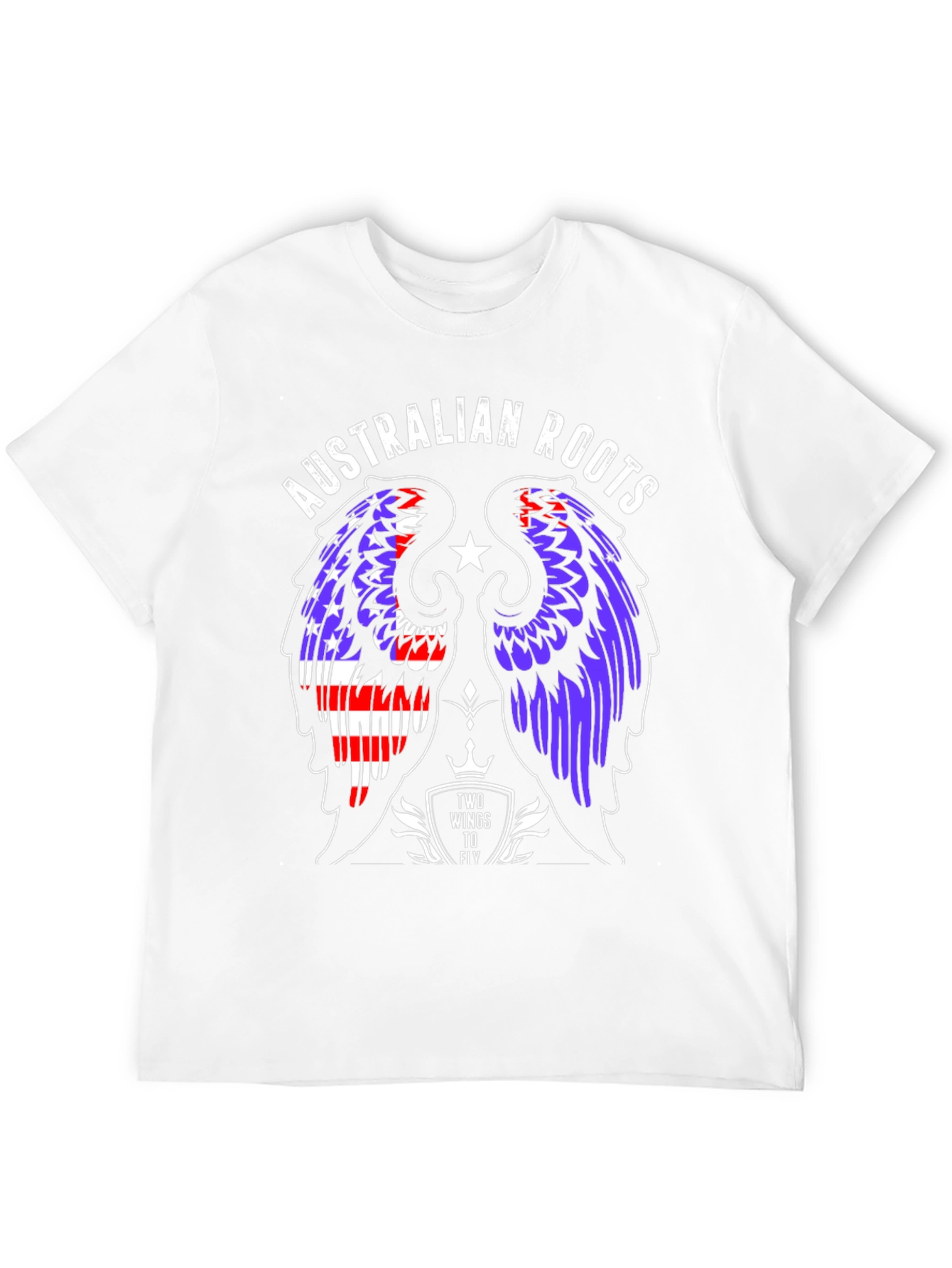 Australian Roots Wings Graphic Tee - Black