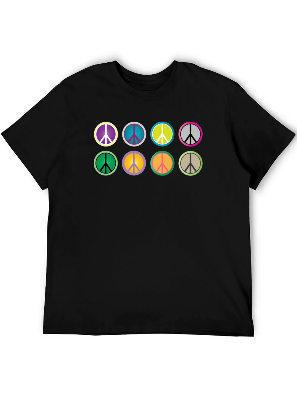 Peace Sign Graphic T-Shirt - Retro Style