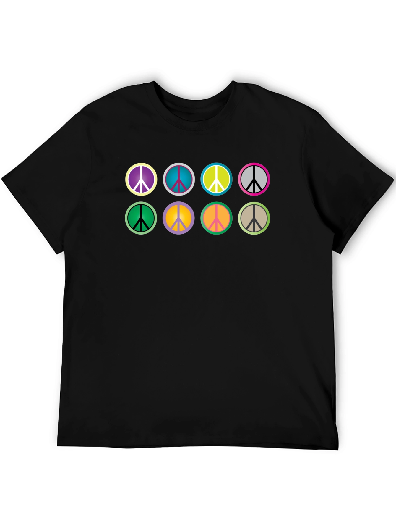 Peace Sign Graphic T-Shirt - Retro Style