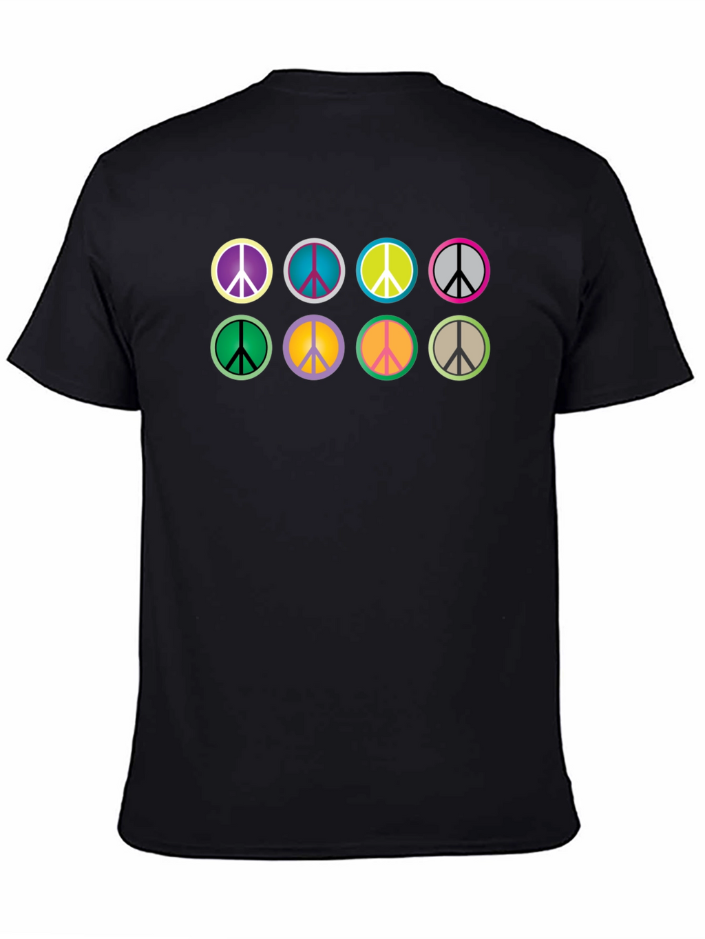 Peace Sign Graphic T-Shirt - Retro Style