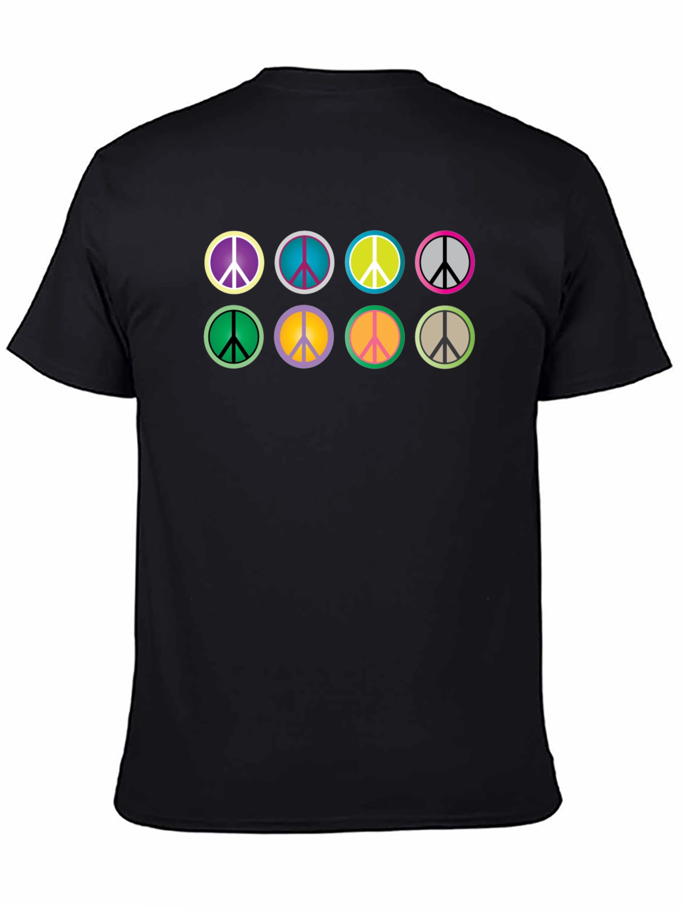 Peace Sign Graphic T-Shirt - Retro Style