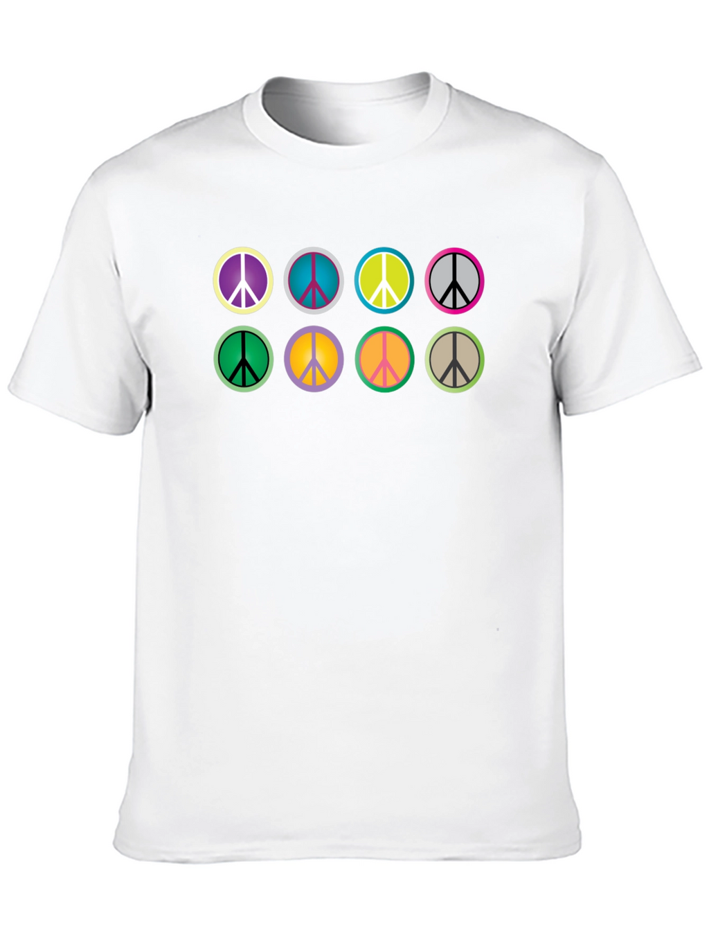 Peace Sign Graphic T-Shirt - Retro Style