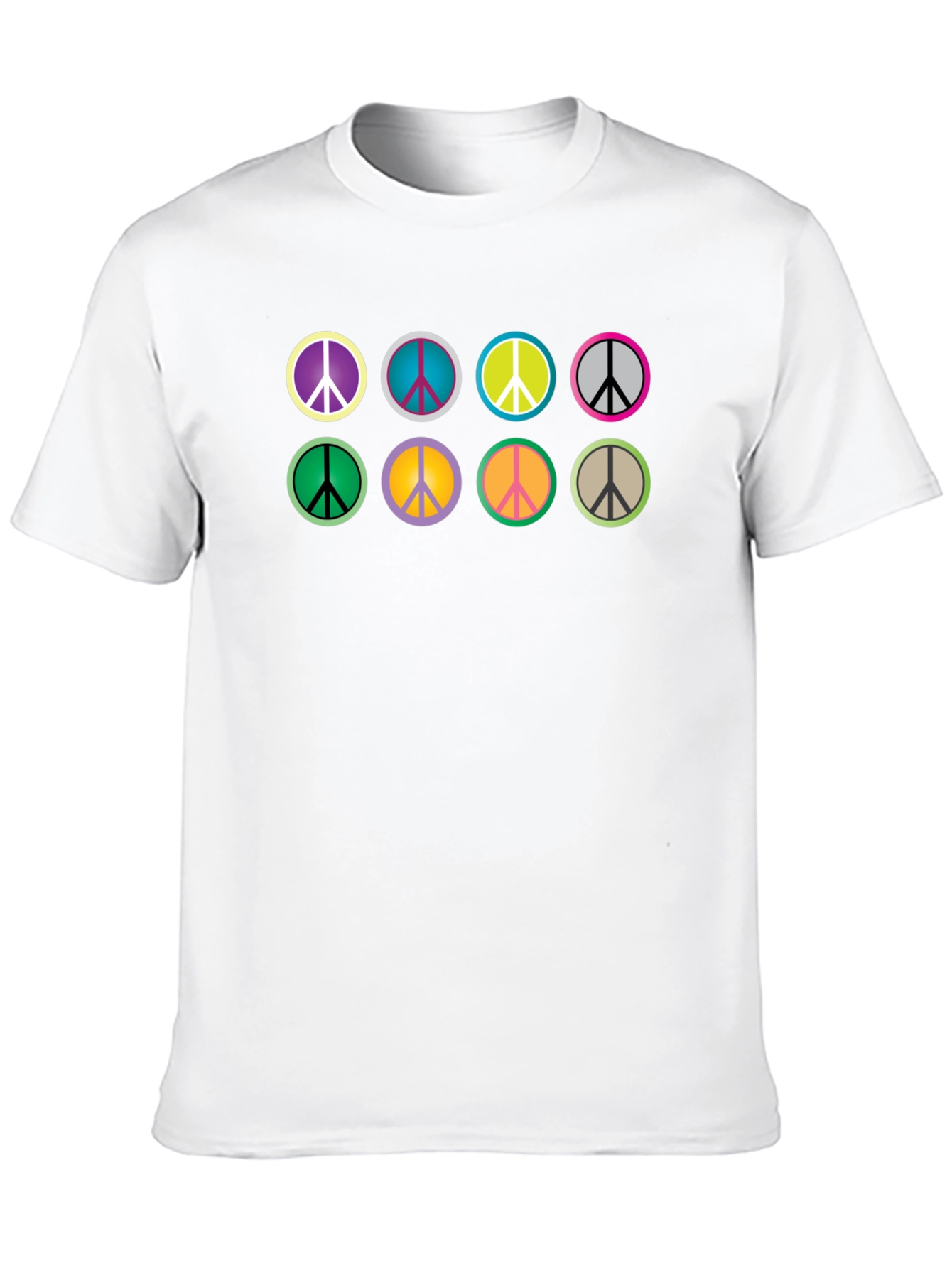 Peace Sign Graphic T-Shirt - Retro Style