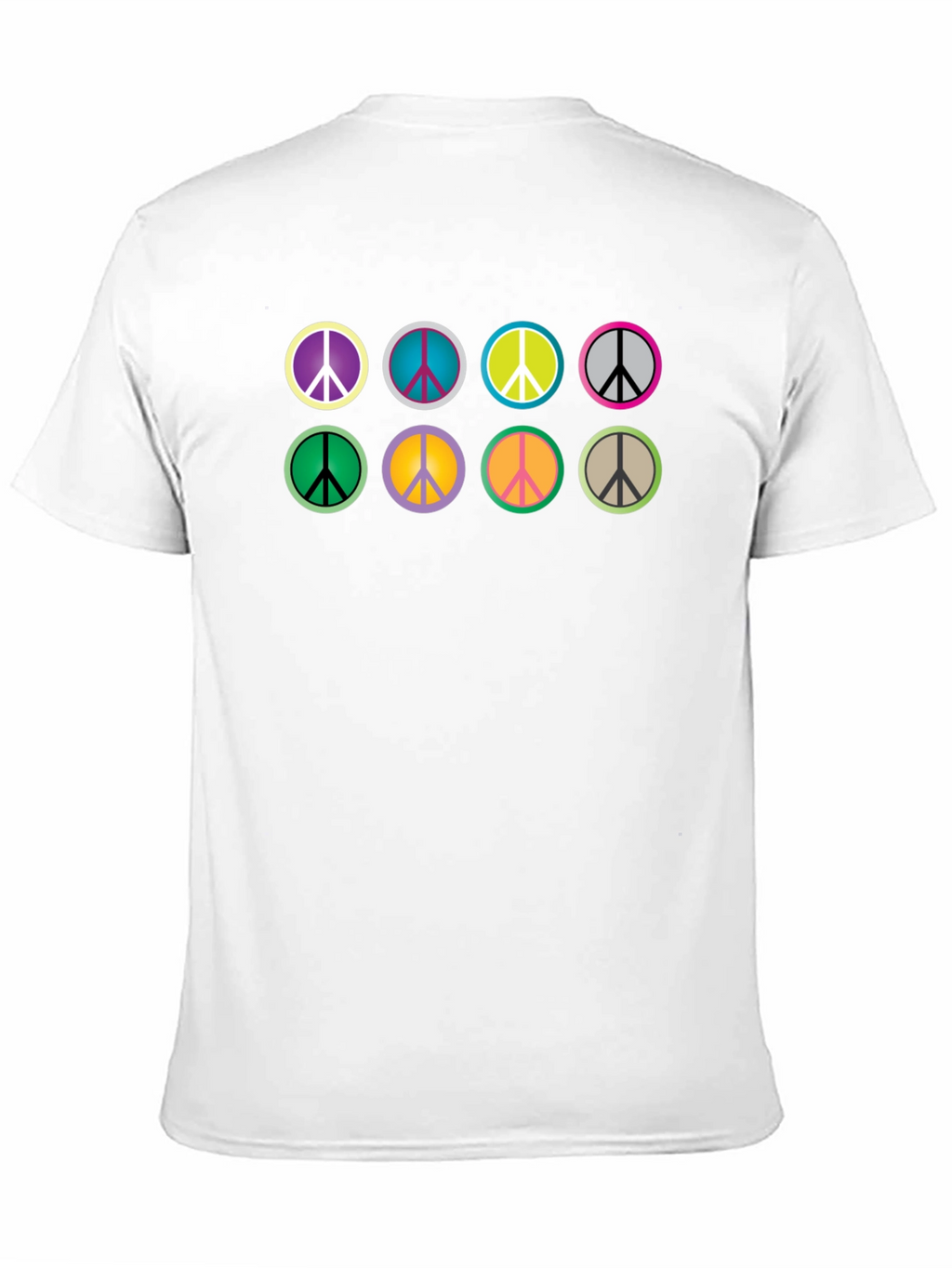 Peace Sign Graphic T-Shirt - Retro Style